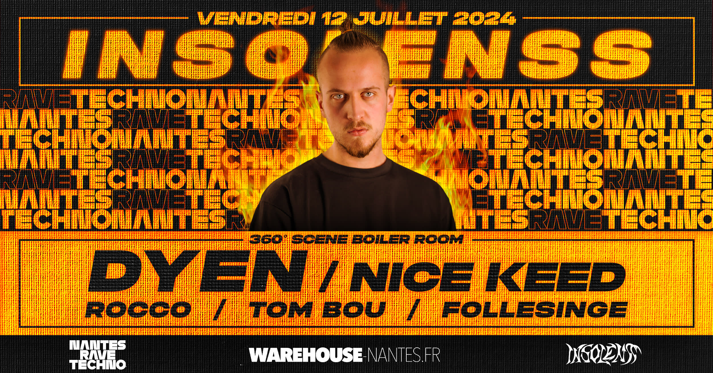 Nrt X Insolenss W/ Dyen, Nice Keed & More - Warehouse Nantes