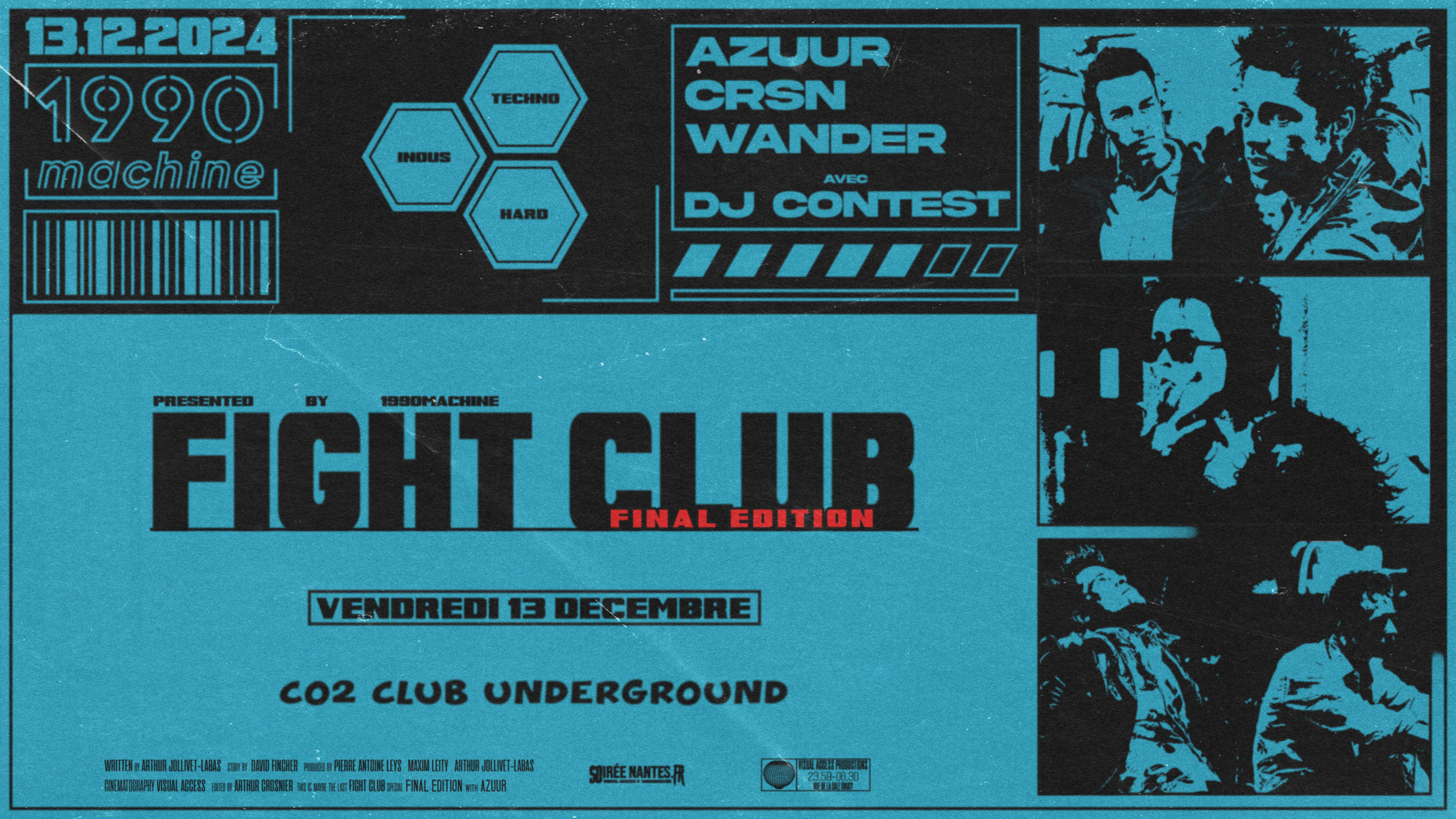 1990machine Présente : Fight Club Final Edition W/ Azuur