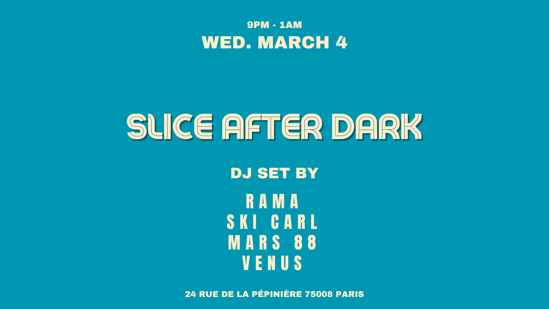 Rama & Friends @Slicepizzaclub