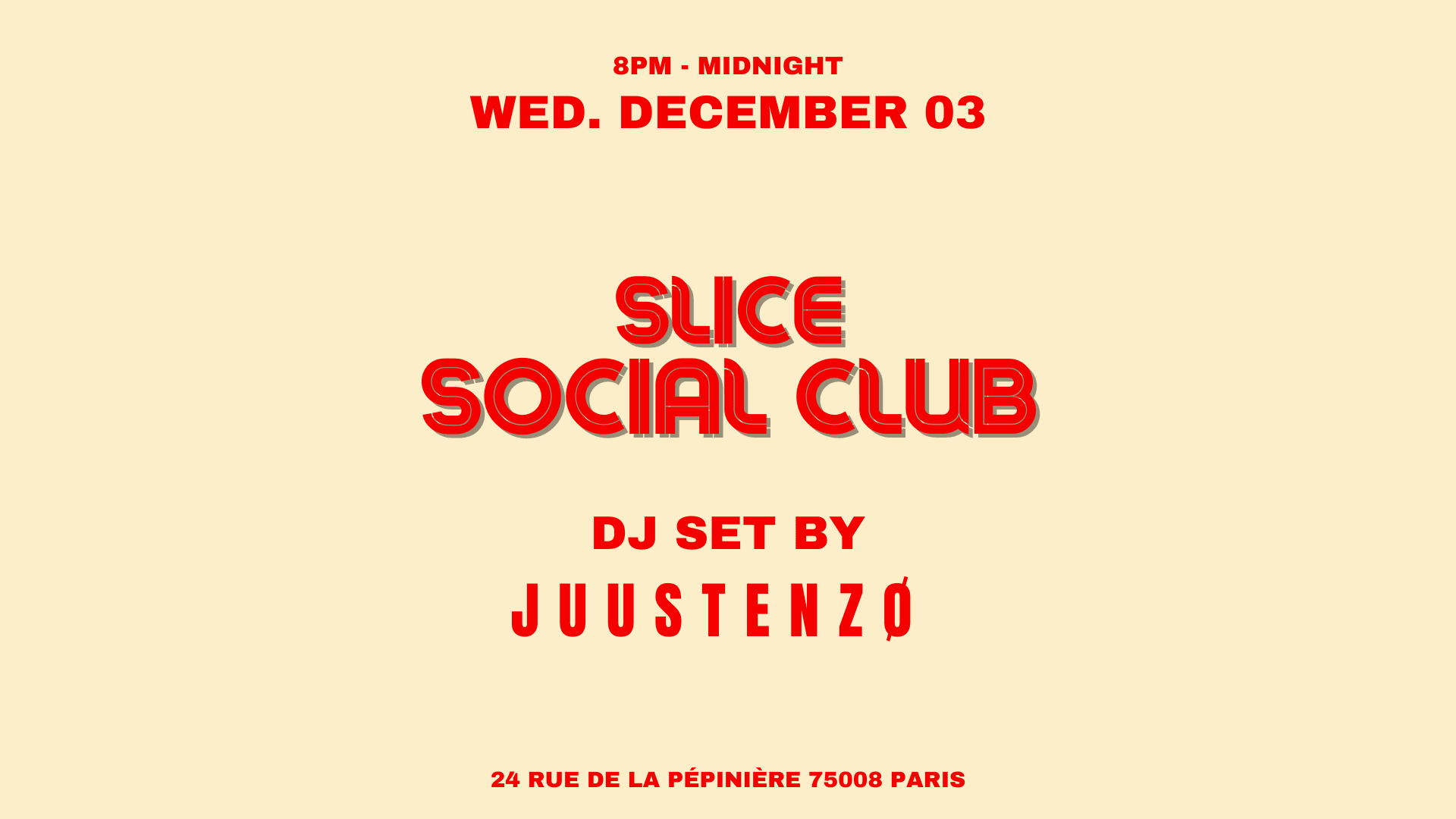 Juustenzø @Slice Pizza Club