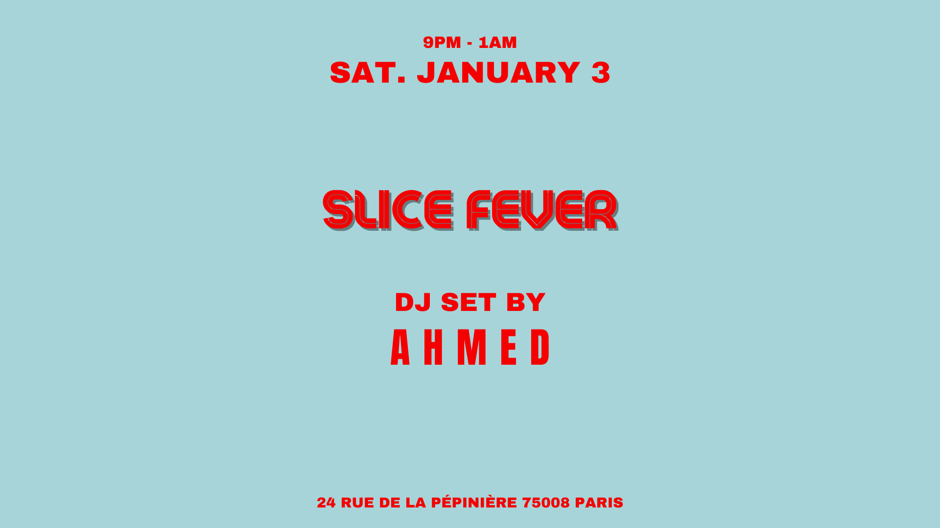 Ahmed @ Slice Pizza Club