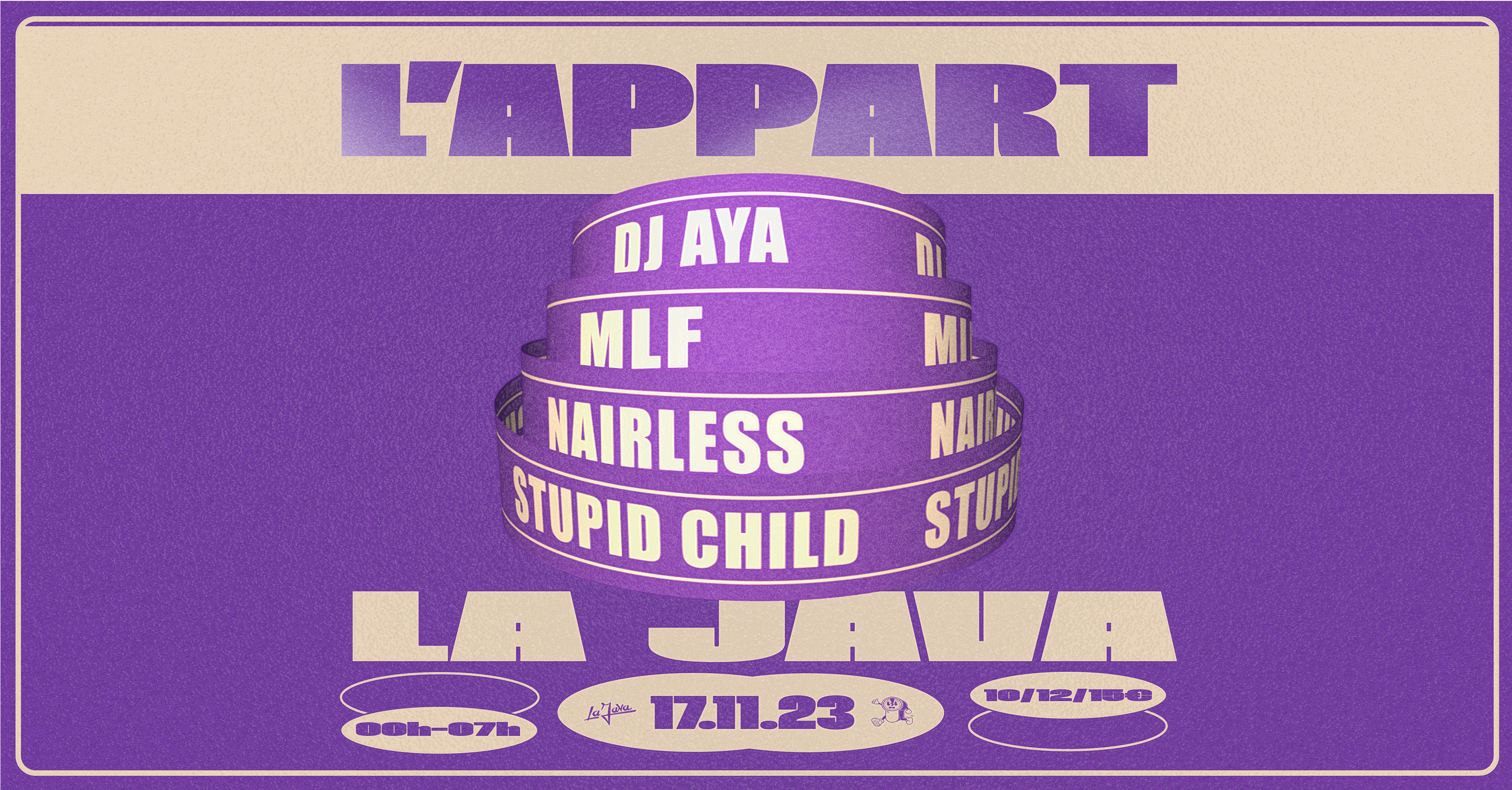 L'appart Presents: Dj Aya, Mlf, Nairless, Stupid Child