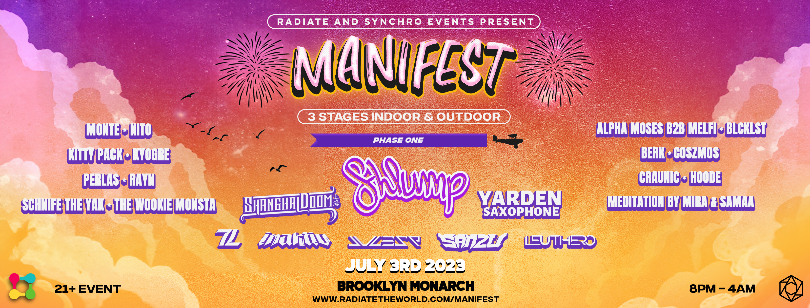 Radiate X Synchro Events Present: Manifest