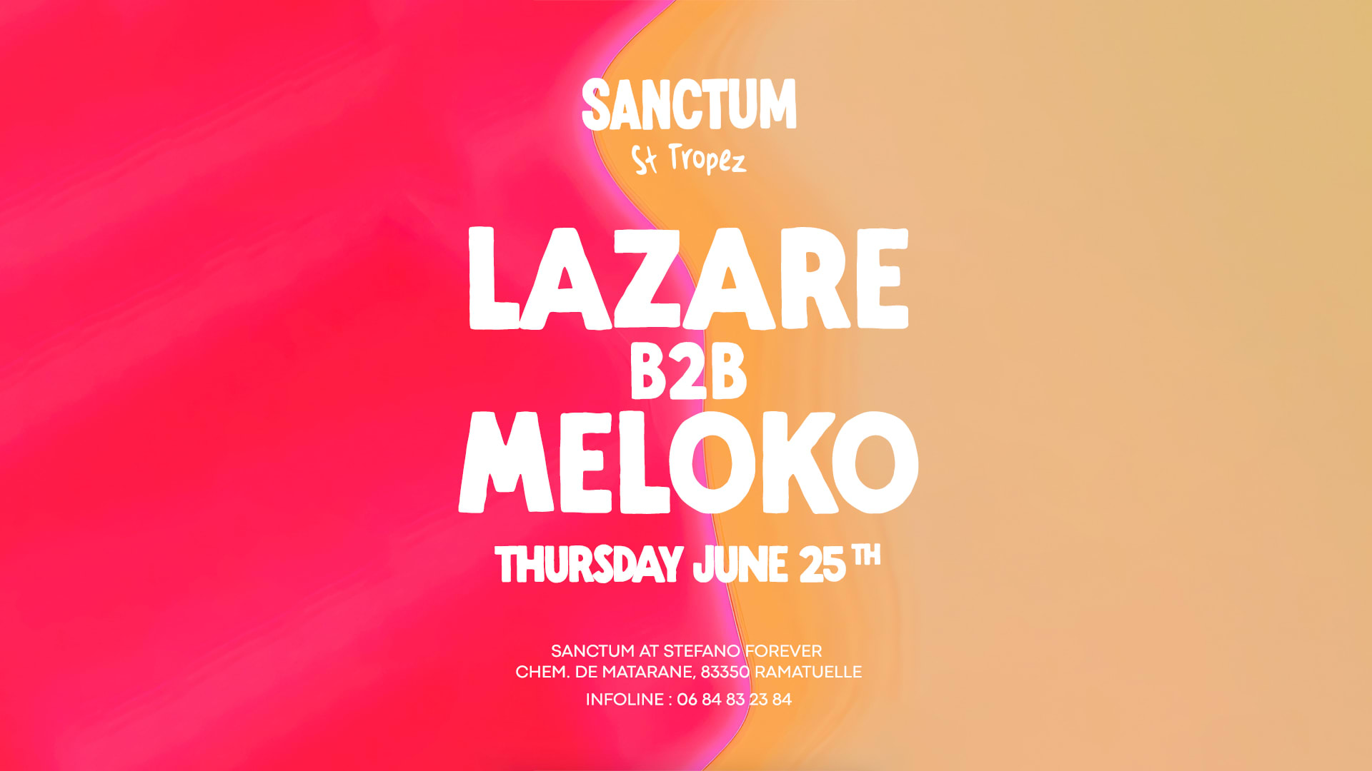 Lazare B2b Meloko At Sanctum St-Tropez