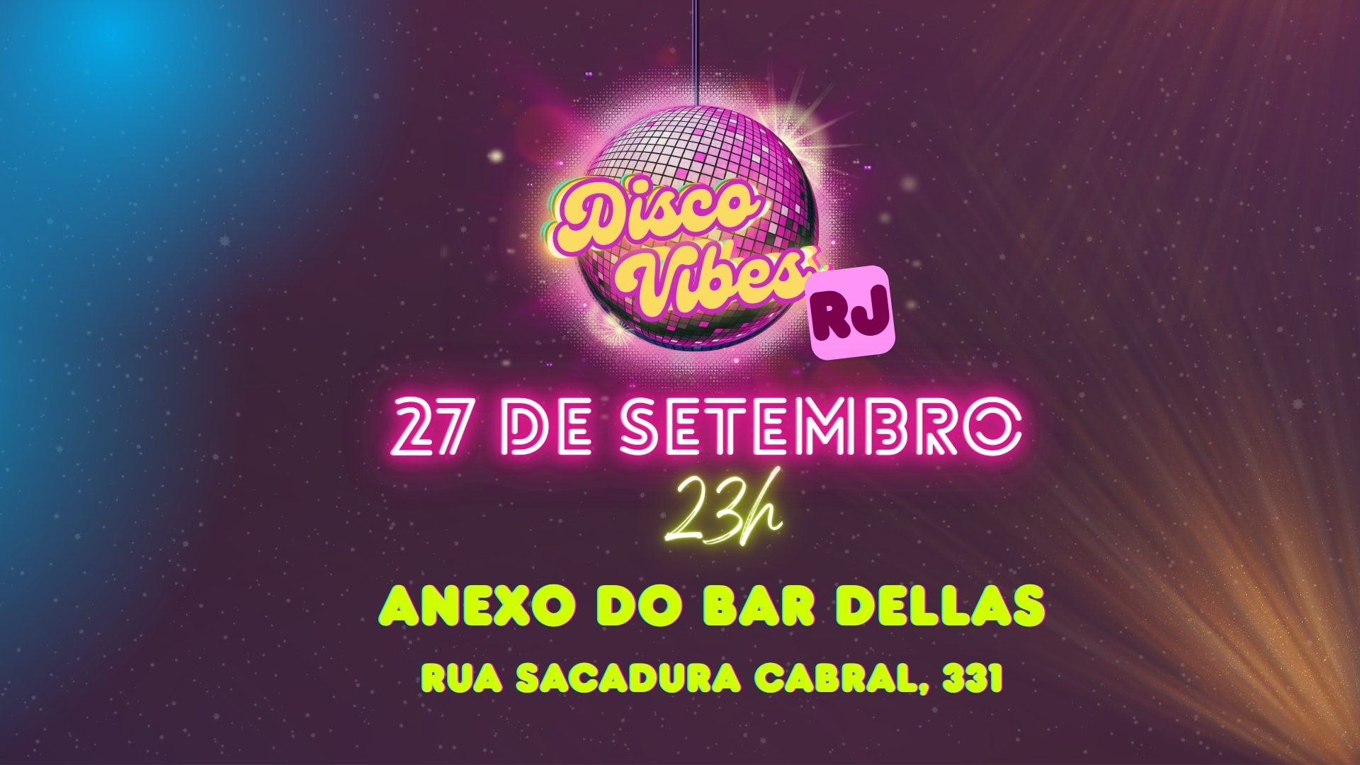 Festa Disco Vibes - 3a Edição Rj