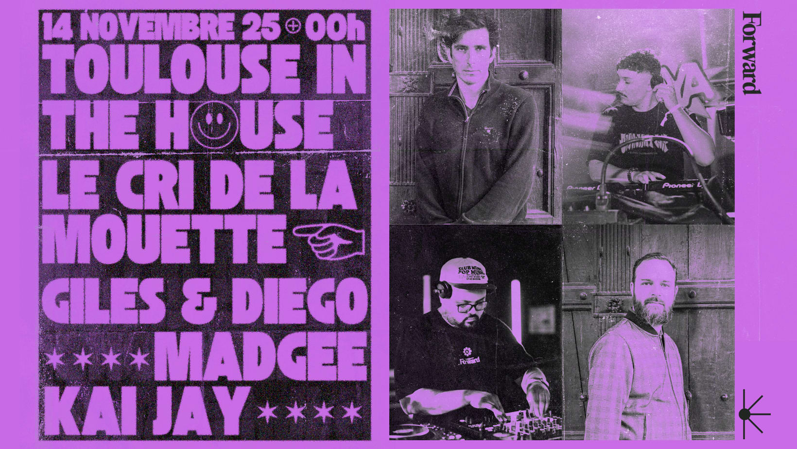 Toulouse In The House : Giles Et Diego, Kai Jay, Madgee