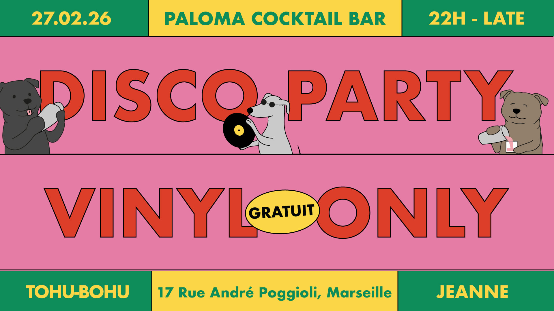 Disco Party Vinyl Only !