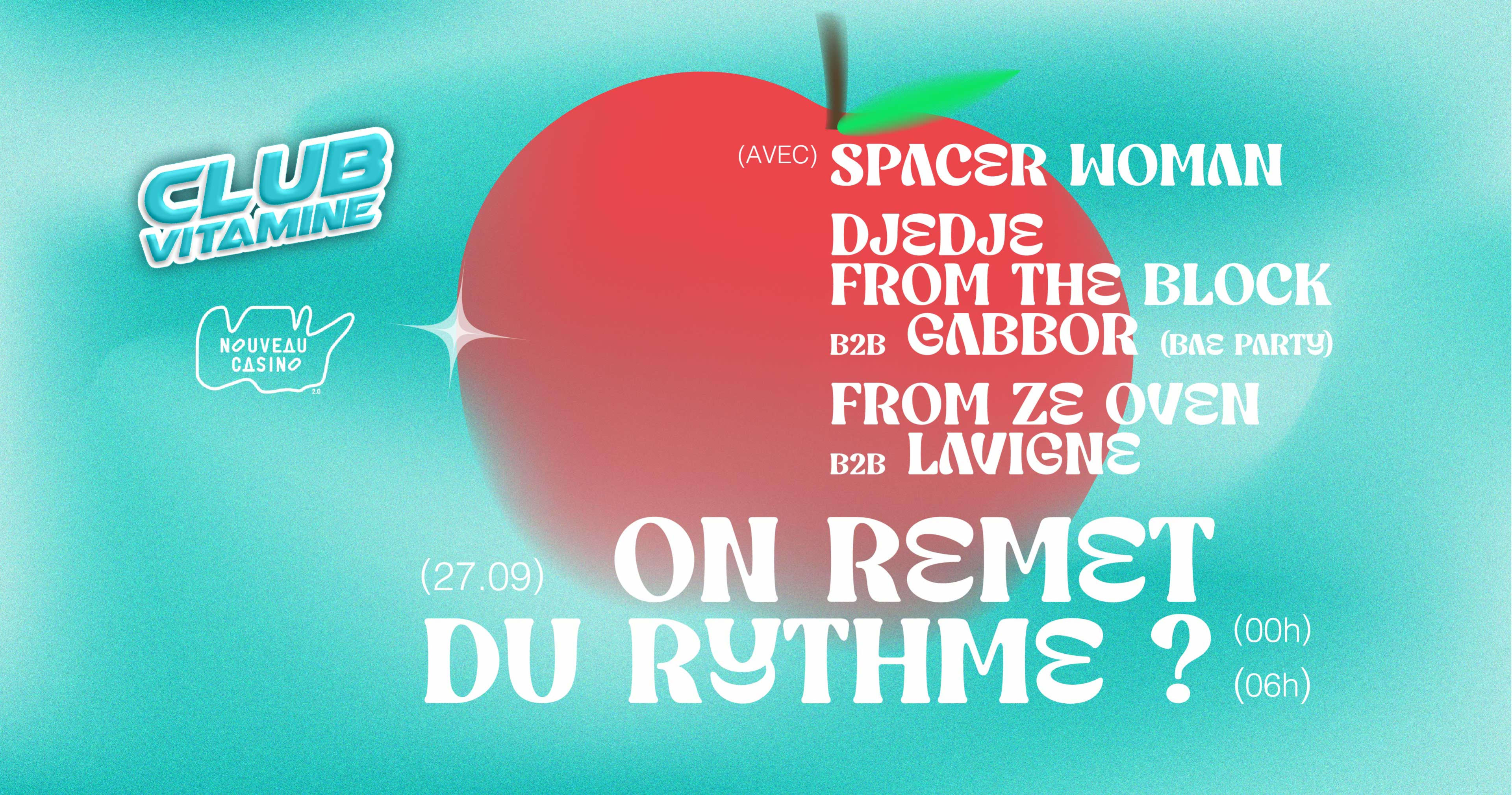 Club Vitamine : Spacer Woman, Bae Party @Nouveau Casino