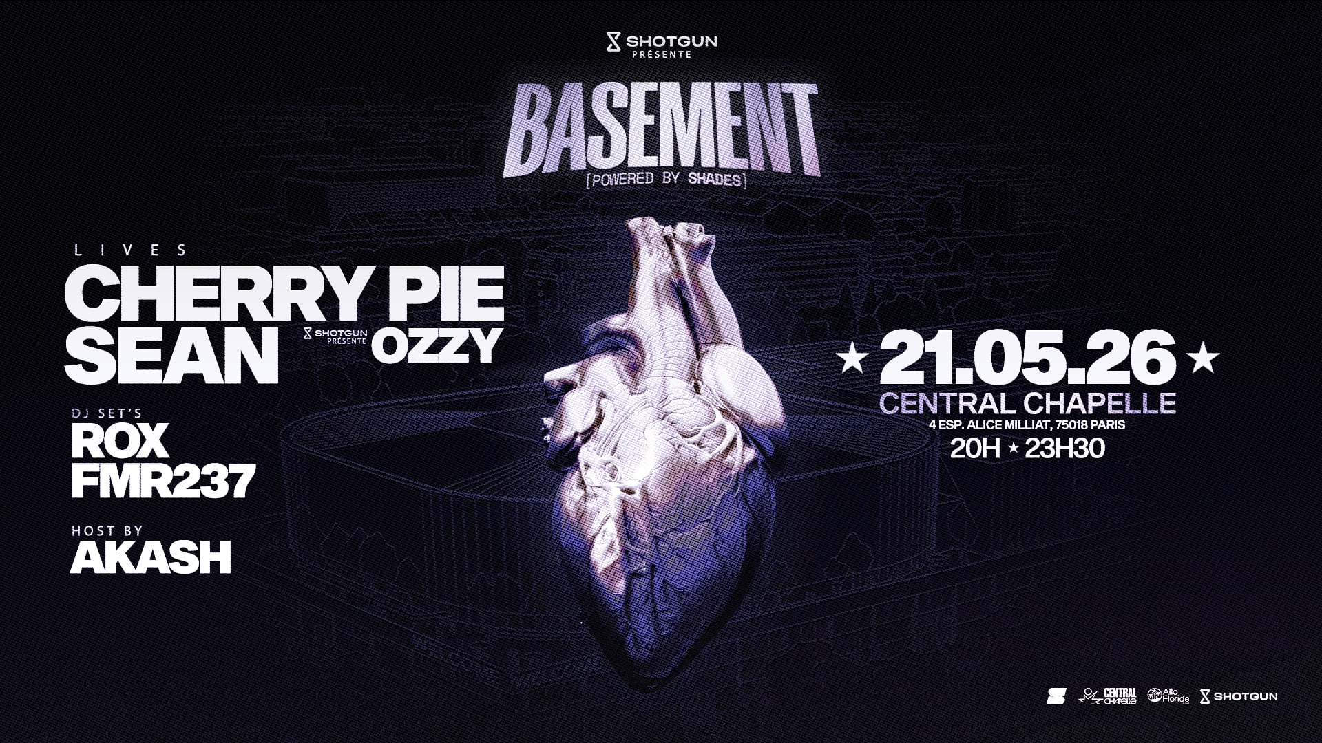 Basement : Cherry Pie, Sean, Ozzy & More — Central Chapelle