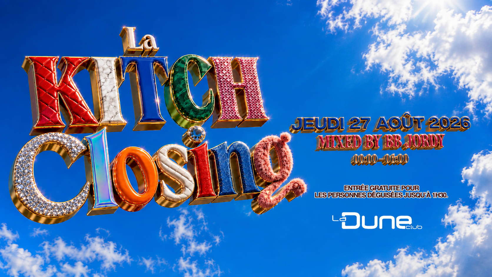 Closing La Kitch - Jeudi 27 Aout