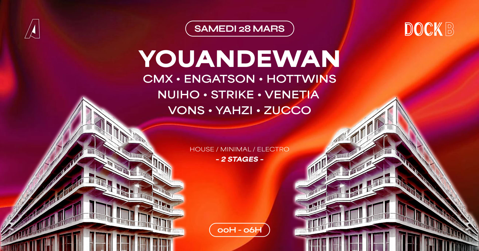 Aurora X Dock B : Youandewan, Venetia, Engatson & More