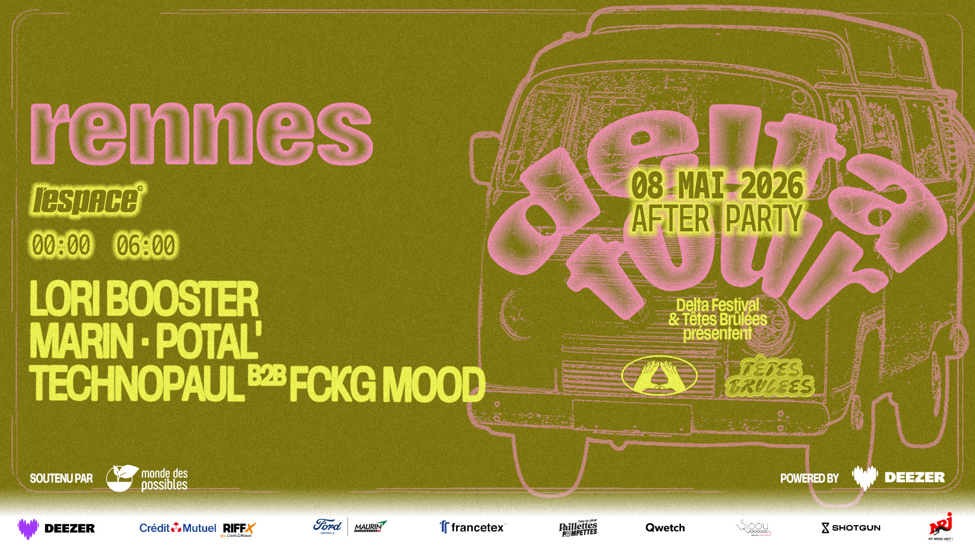 [After] Delta Tour X Têtes Brûlées - Rennes