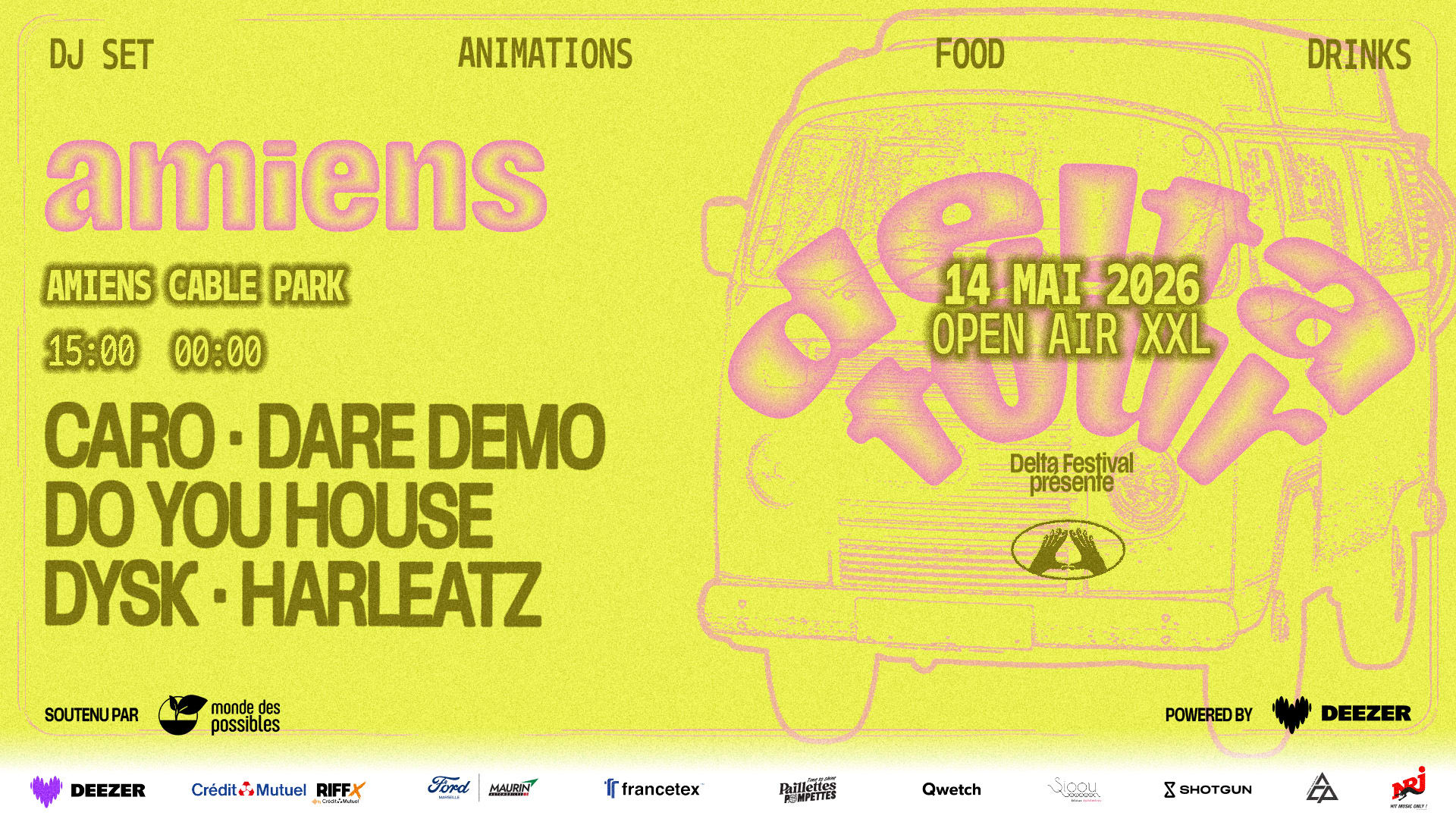 [Open Air Xxl] Delta Tour X Amiens Cable Park