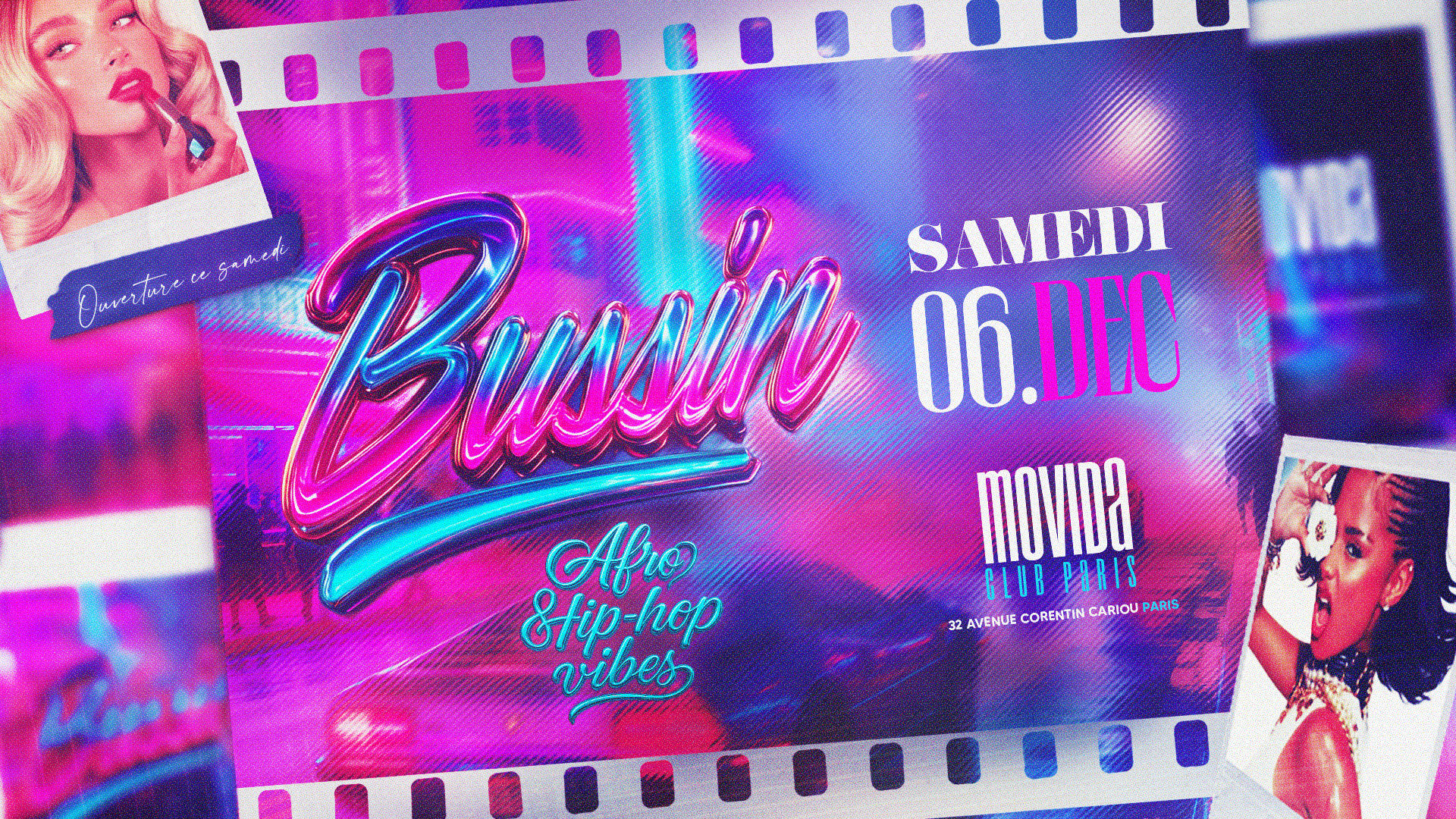 Bussin - Soiree Hip Hop & Afrobeat