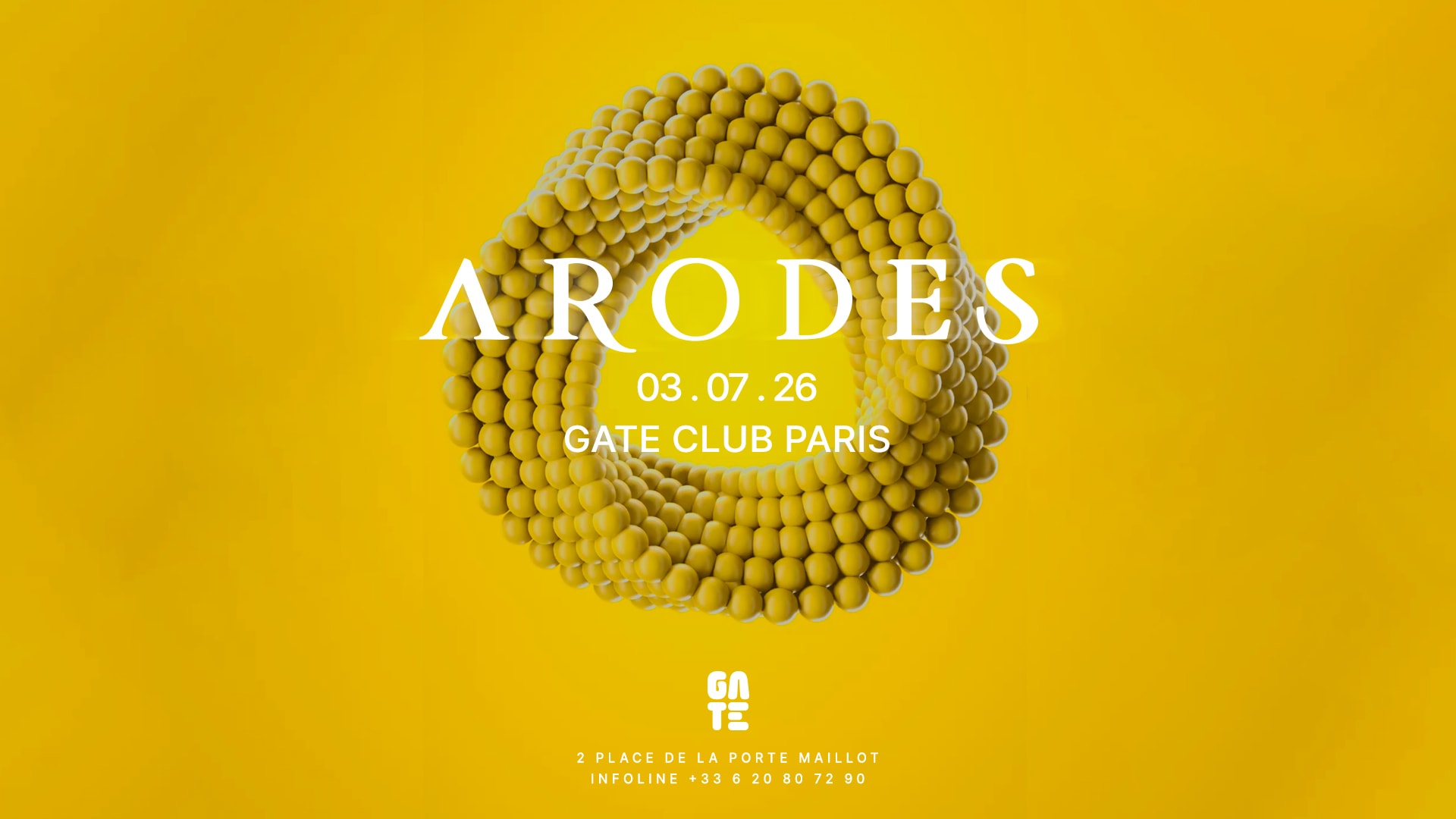 Arodes At Gate Club Paris