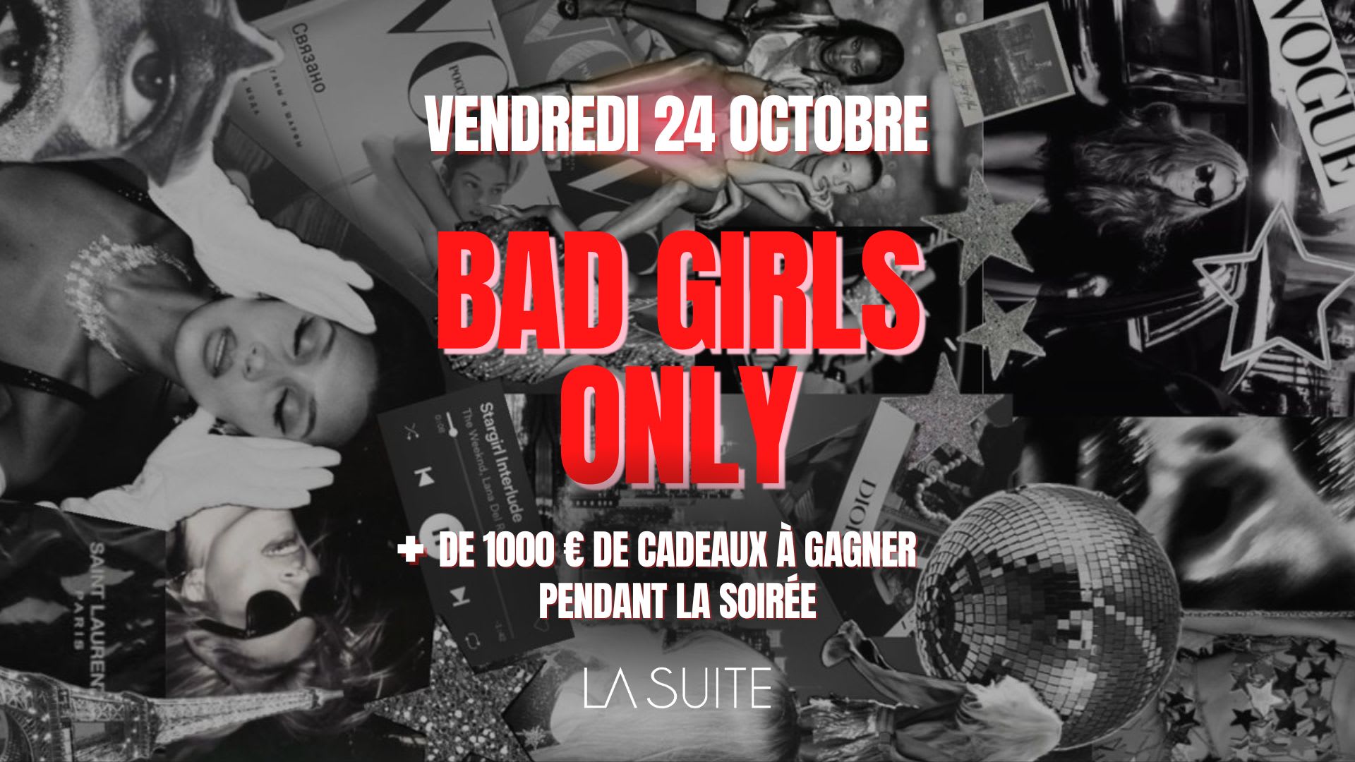 Bad Girls Only - Vendredi 24 Octobre - Pop's