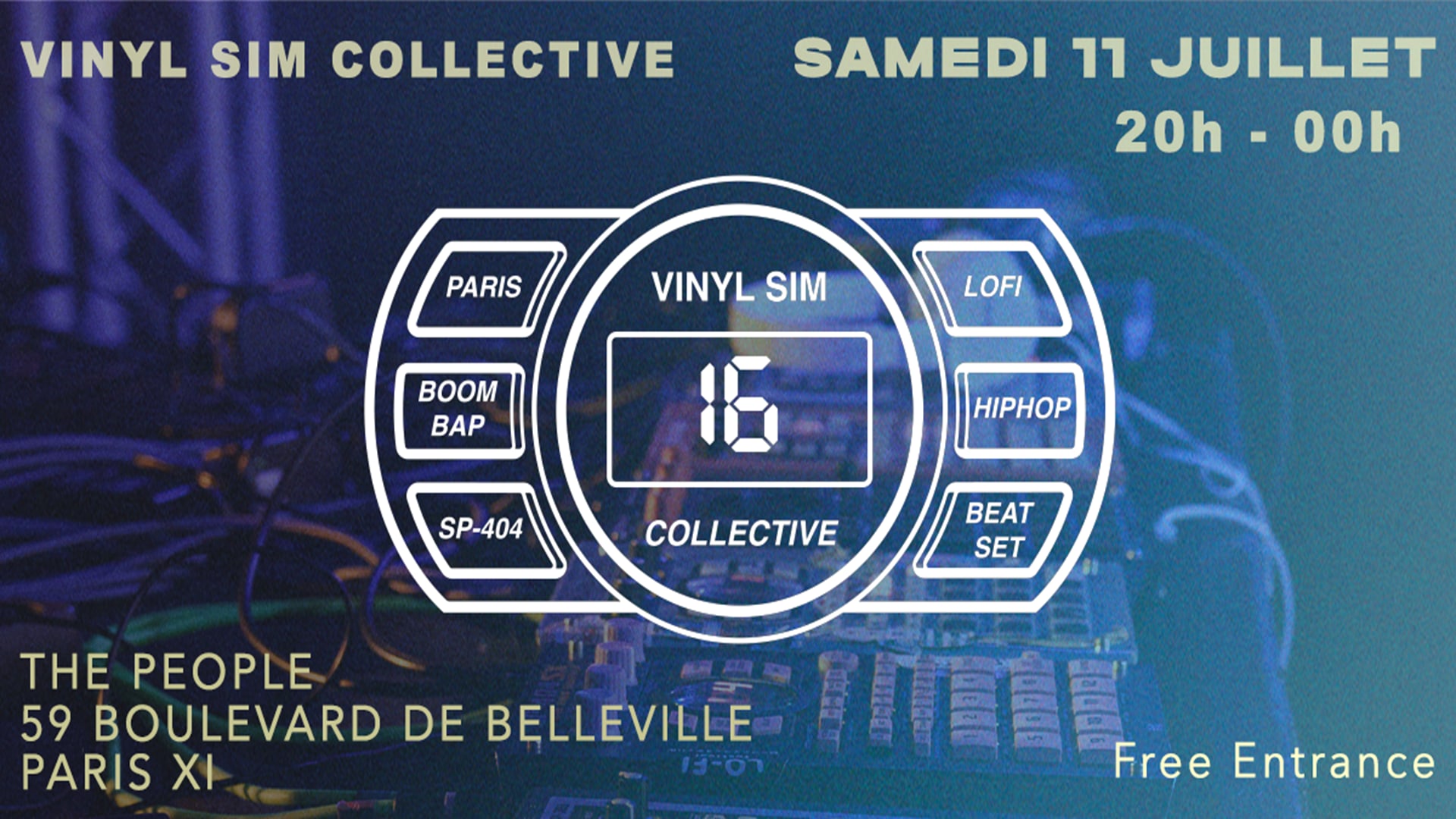 Vinyl Sim Collective Avec 6 Live Performers (Lofi Hip-Hop)