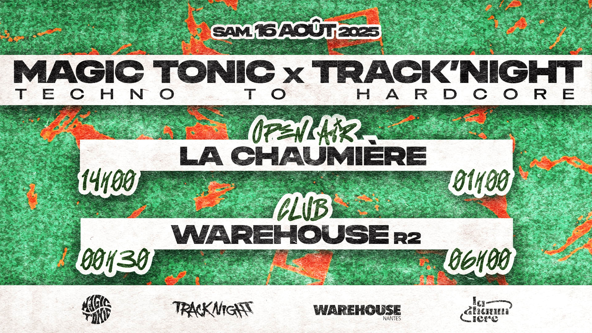Magic Tonic X Track'night : Open Air + Club
