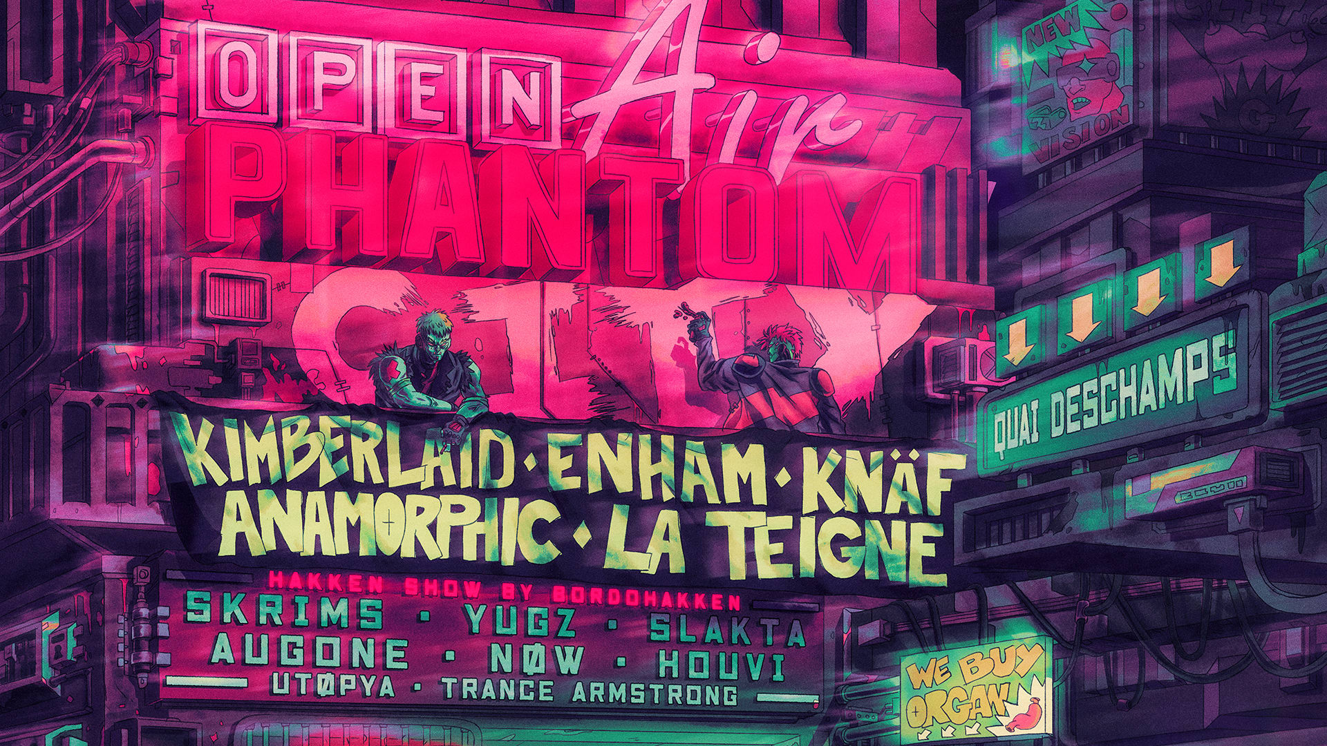 Phantom Open Air : Kimberlaid, Enham, Knäf, Anamorphic &More