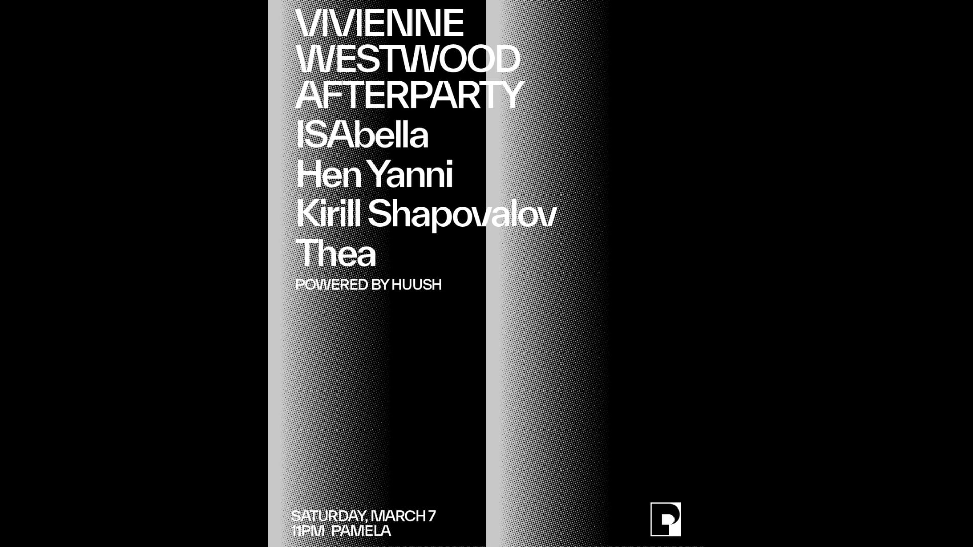 Vivienne Westwood Afterparty (Only 20 Tickets Online)