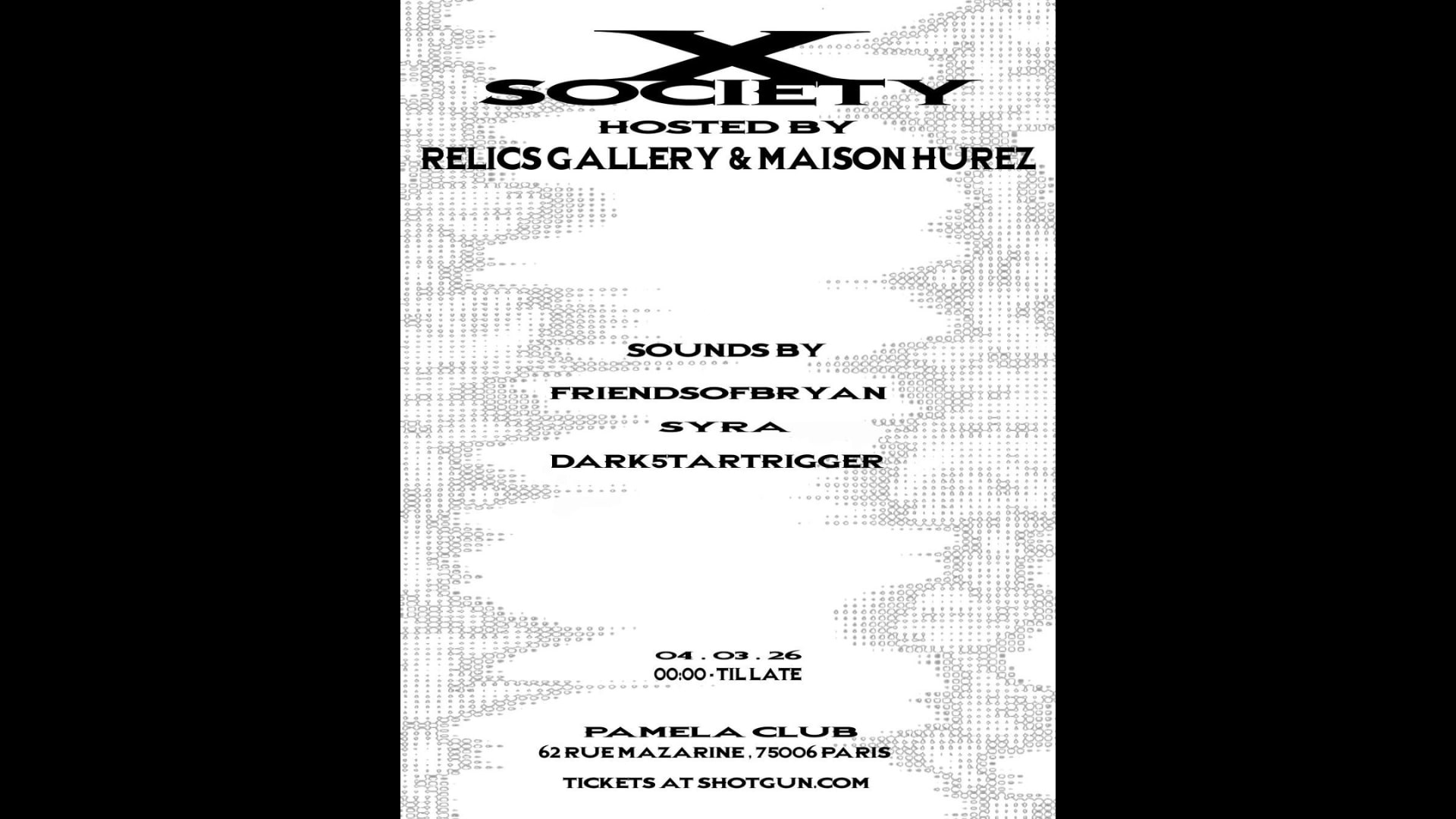 X Society - Friendsofbryan, Syra, Darkstartrigger