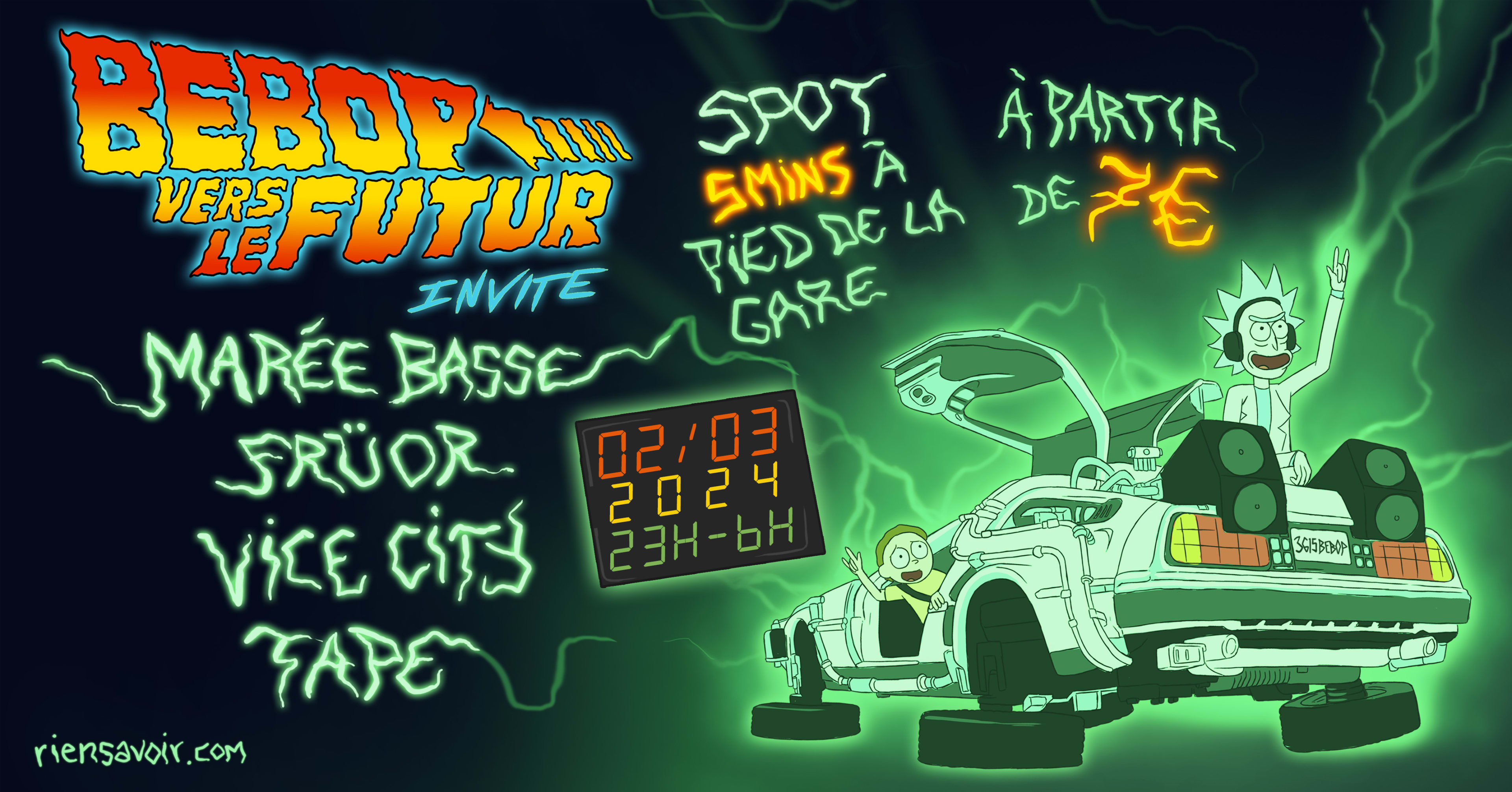 Bebop Vers Le Futur X Vice City, Marée Basse, Früor, Tape