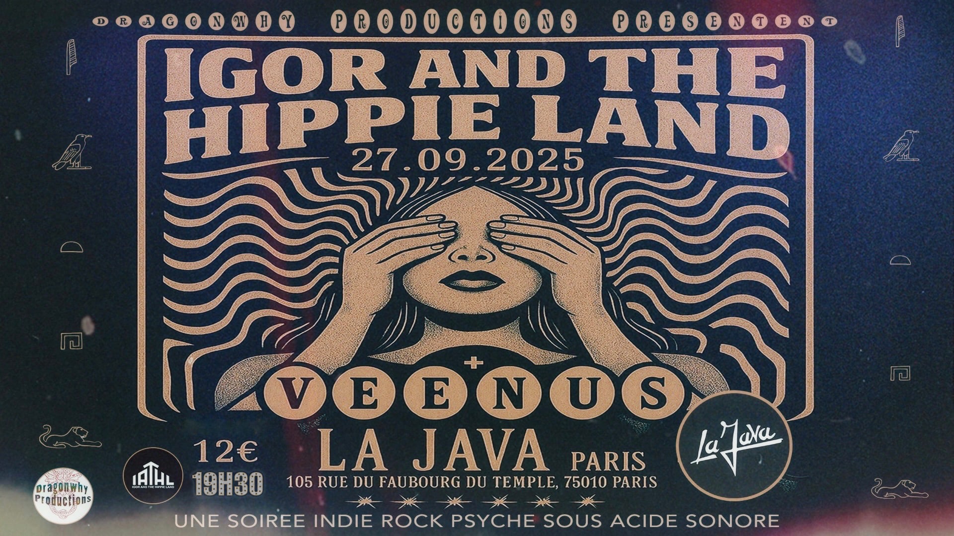 Igor And The Hippie Land, Veenus + Dj Gerald Delafuzz