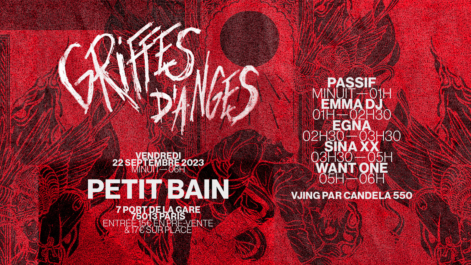 Griffes D’Anges 2 Years Anniversary: Emma Dj, Sina XX