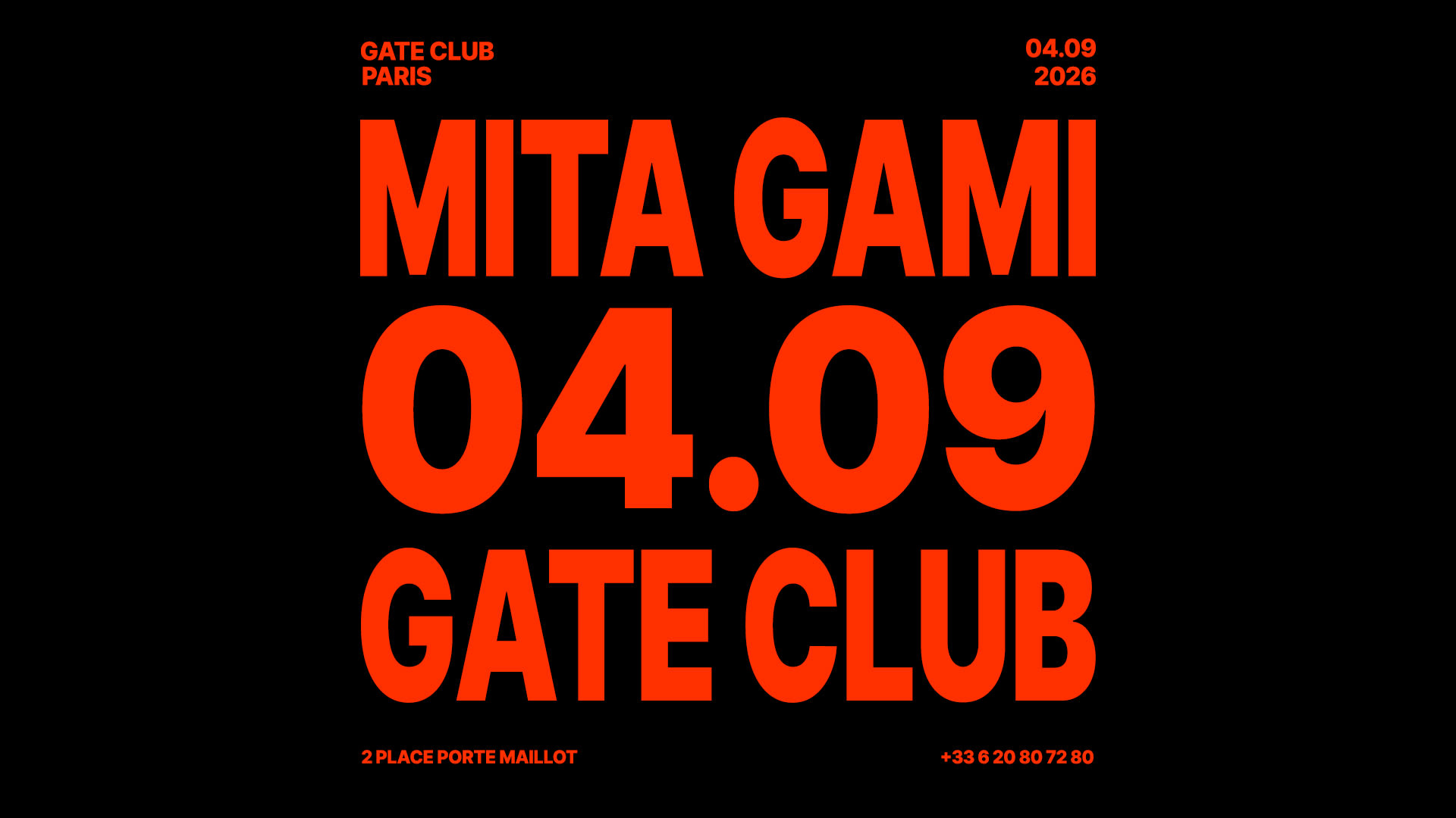 Mita Gami At Gate Club Paris - Opening Party