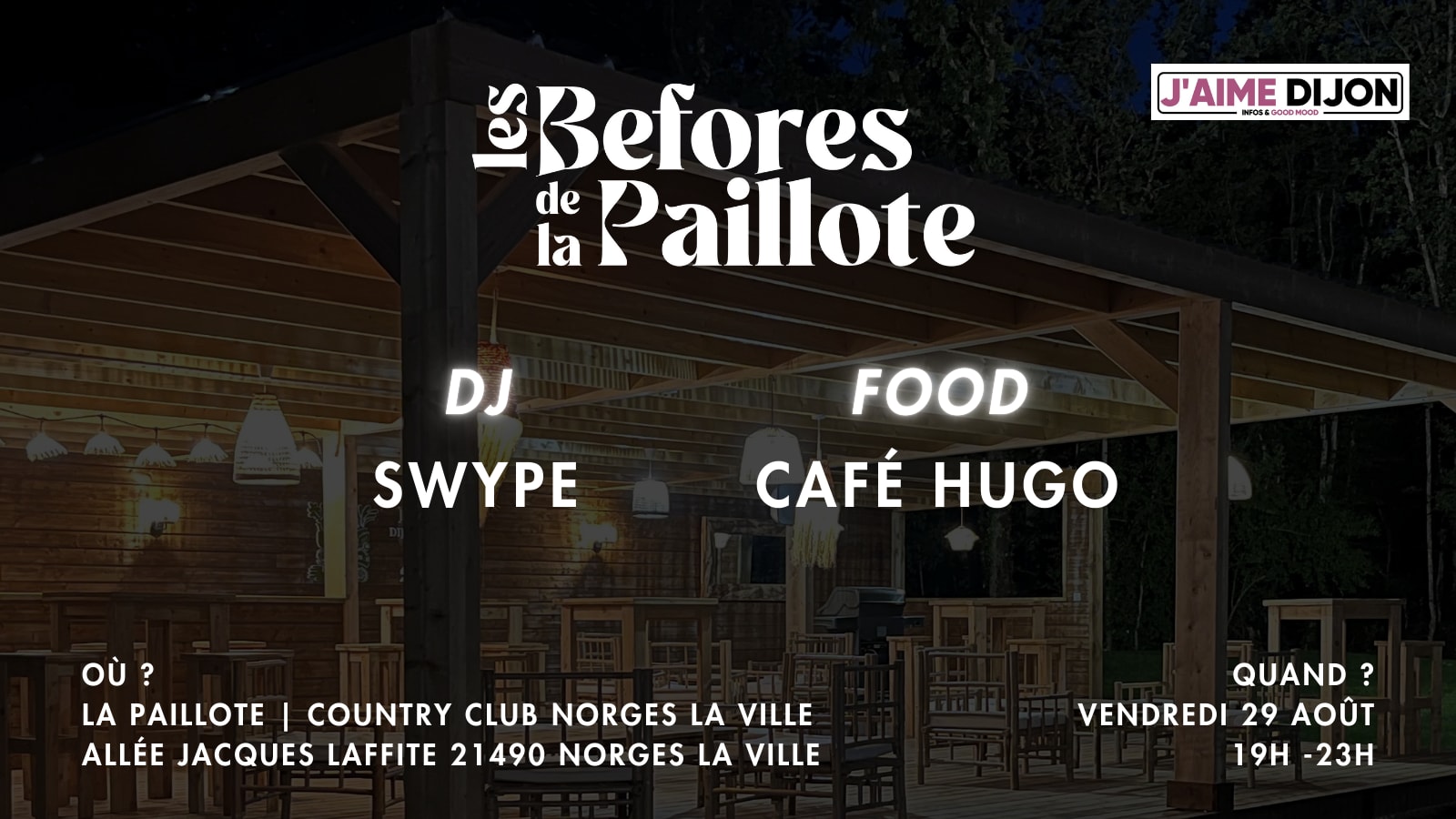 Les Befores De La Paillote Vendredi 29 Août 2025