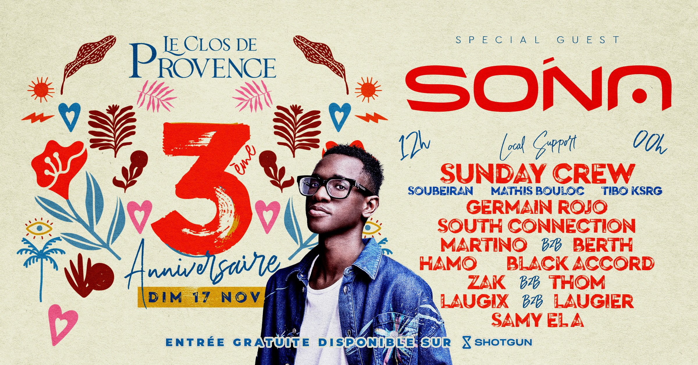 Sona Midi / Minuit @Clos De Provence