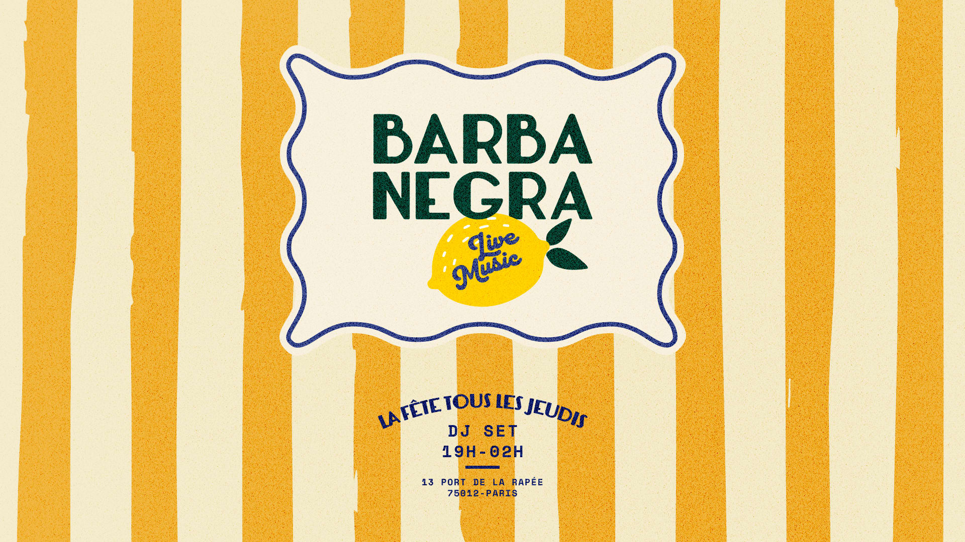 Barba Live Music - Jeudi 25 Septembre