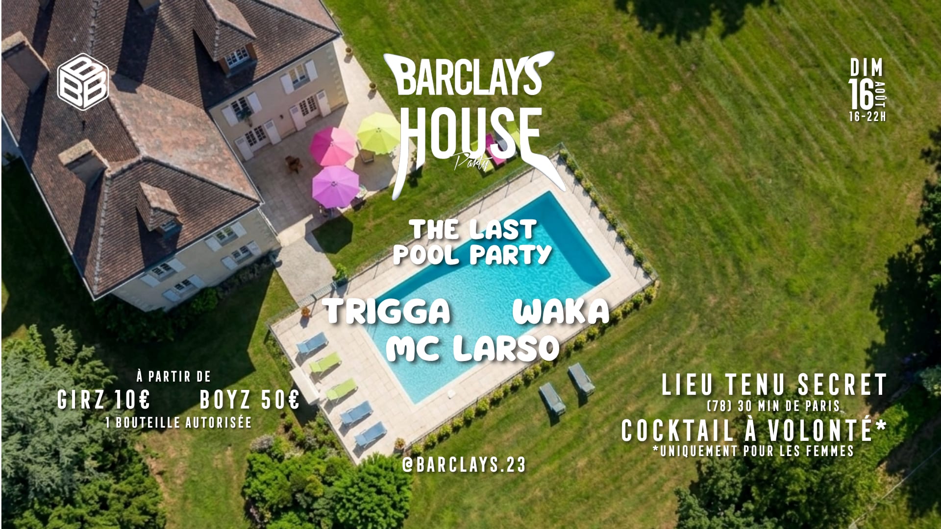 Barclays House Party #19 • The Last Pool Party