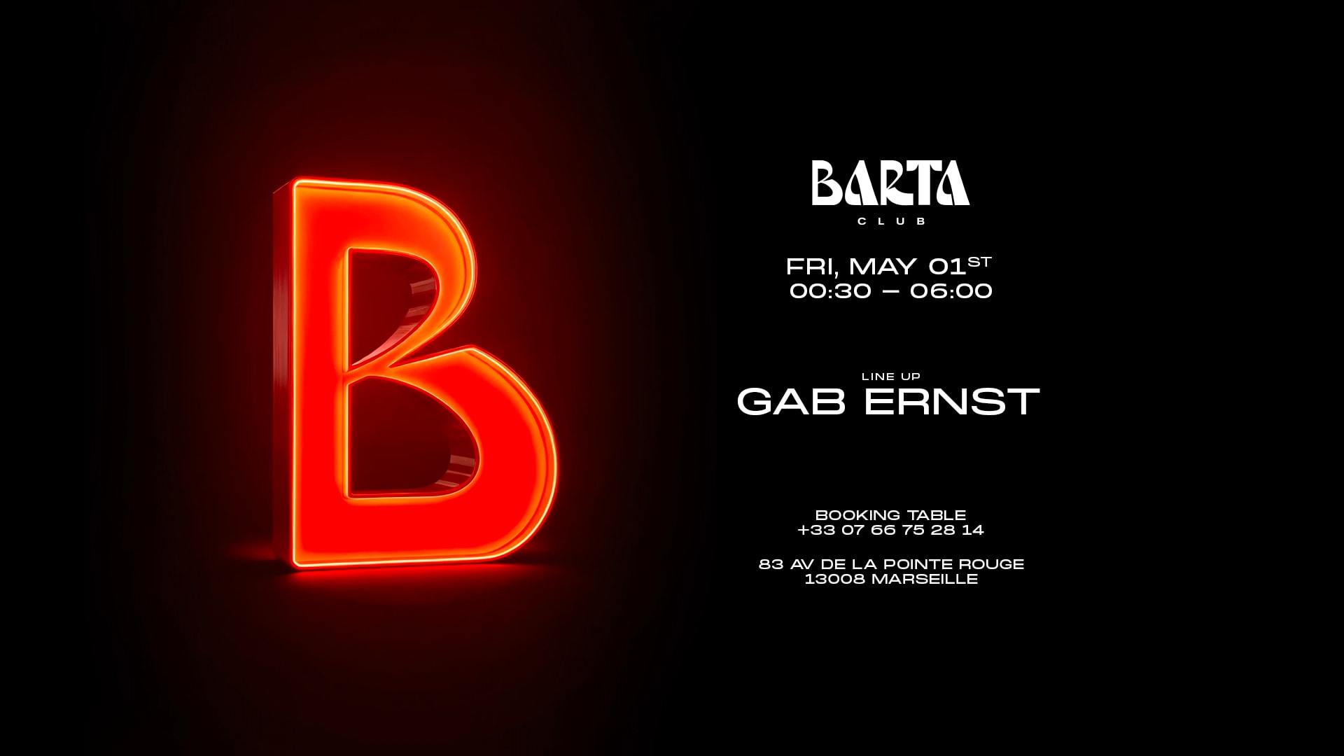 Gab Ernst - Vendredi 1 Mai 2026