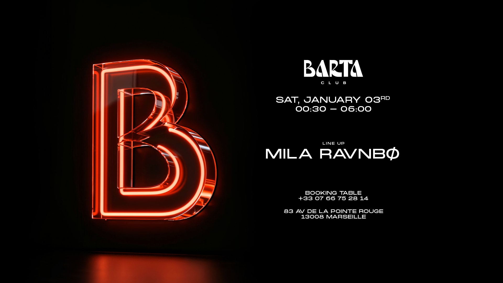 Mila Ravnbø - Samedi 3 Janvier 2026