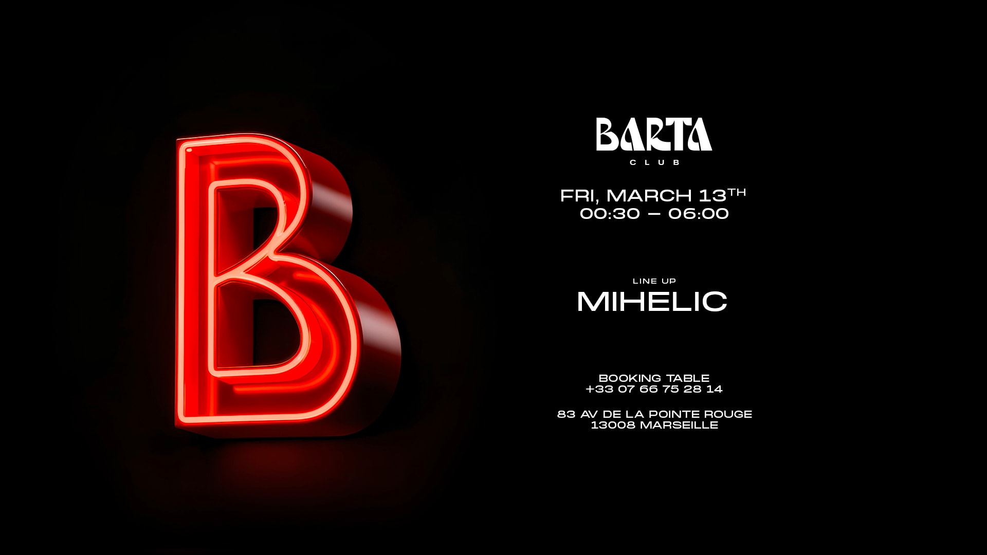 Mihelic - Vendredi 13 Mars 2026