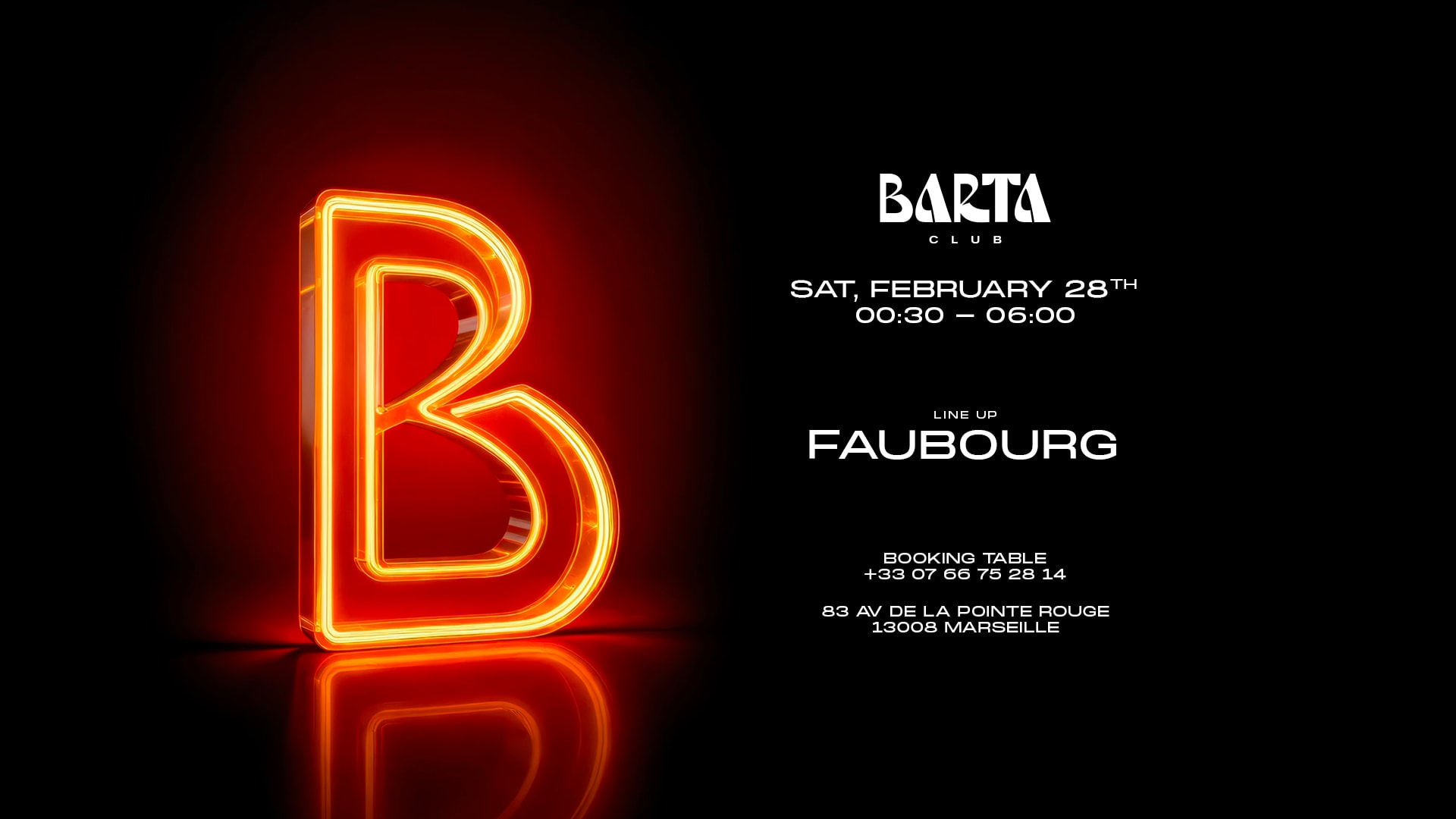 Faubourg - Samedi 28 Février 2026