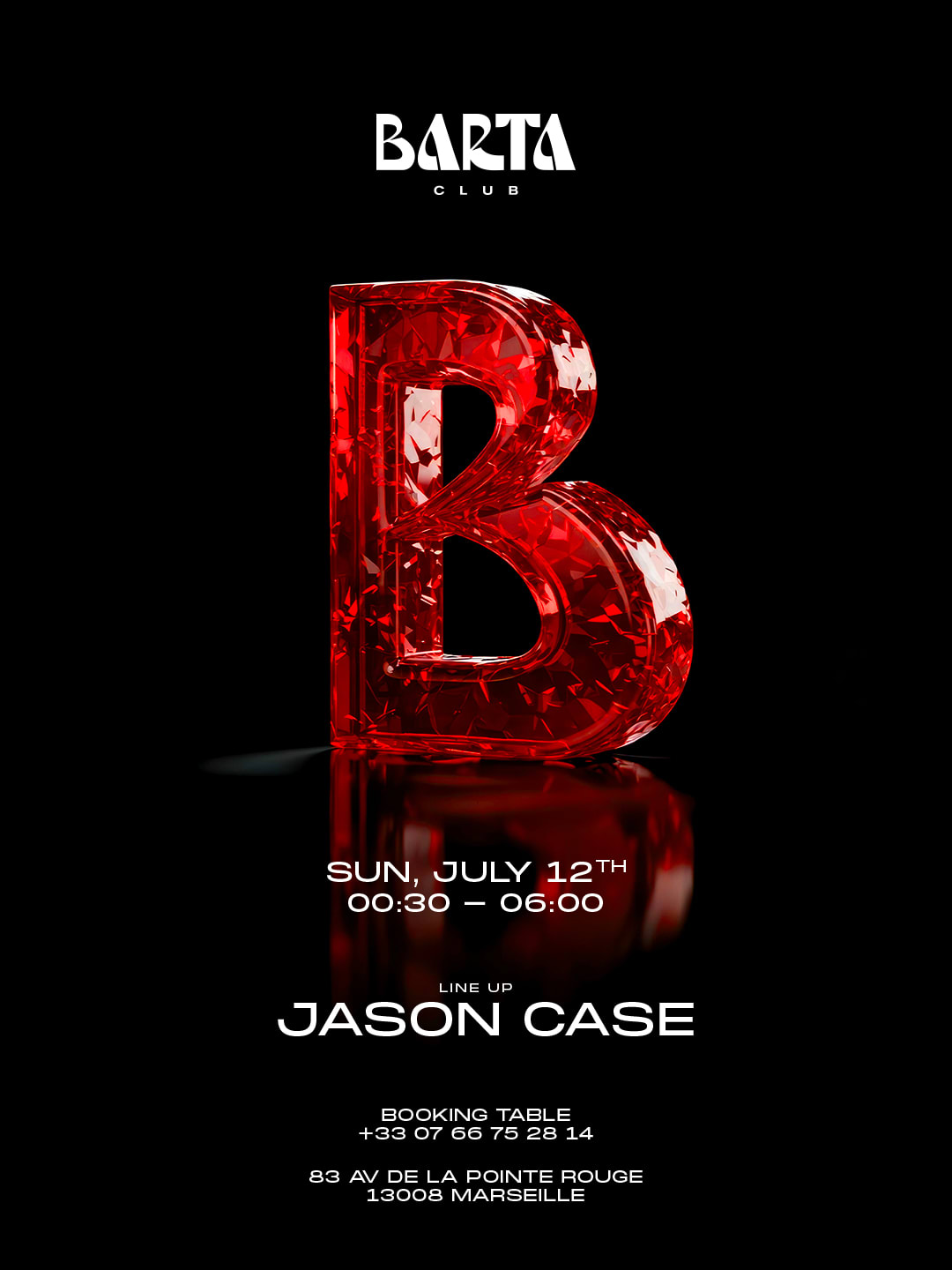 Dimanche 12 Juillet 2026 - Jason Case