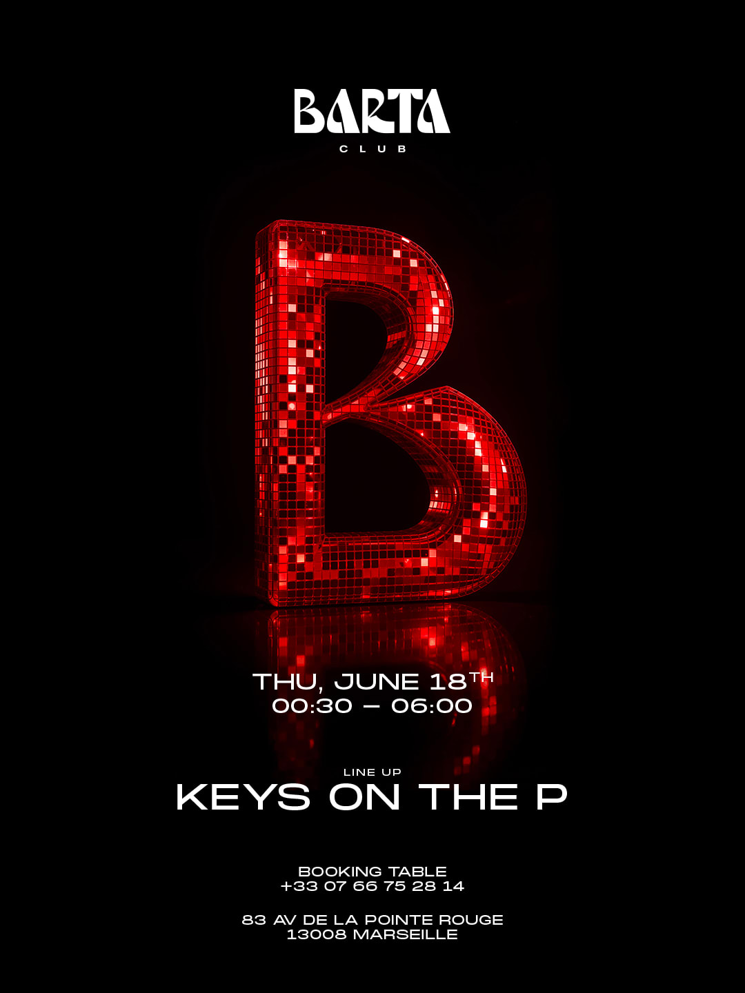 Keys On The P - Jeudi 18 Juin 2026