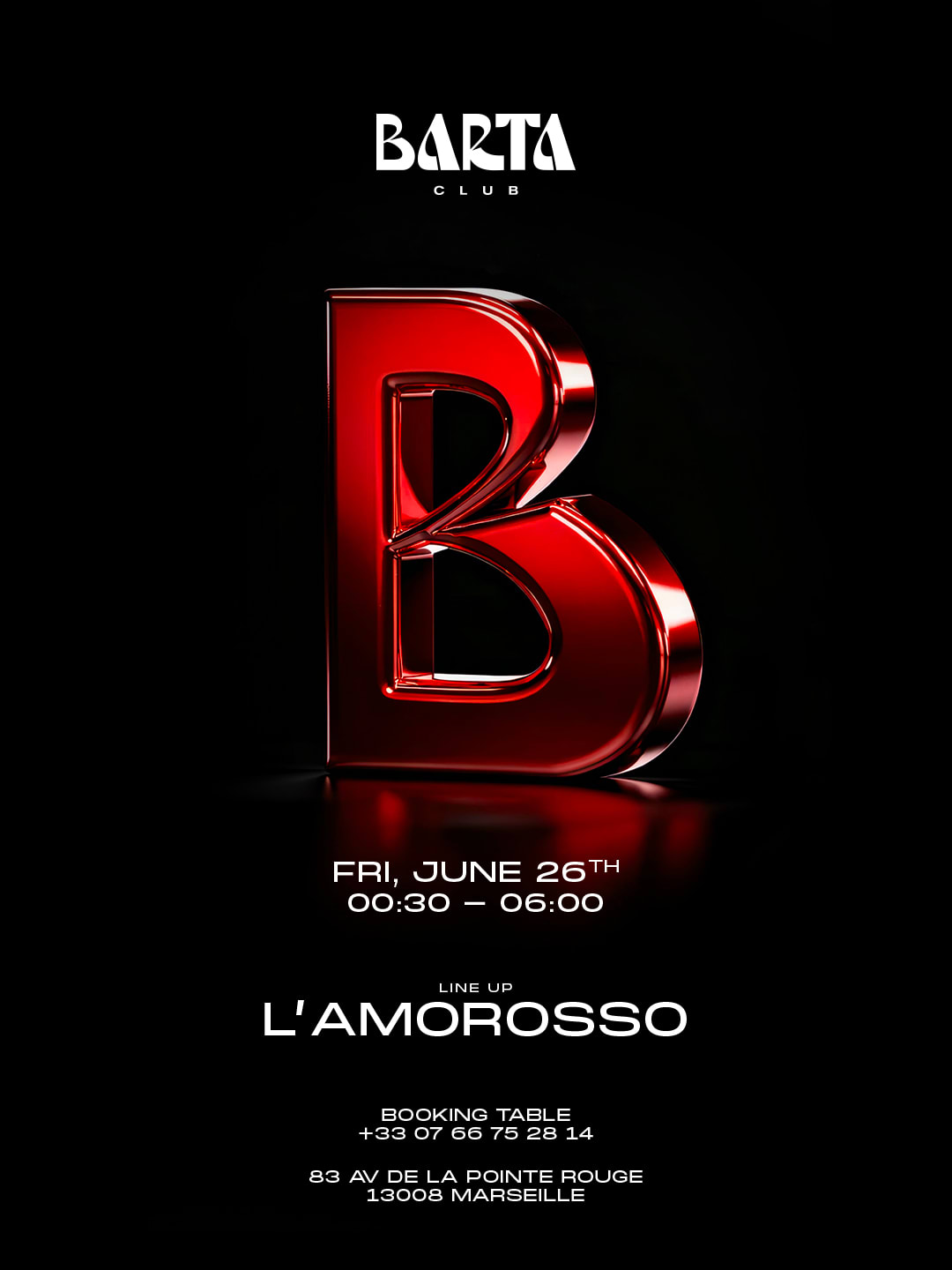 L'amorosso - Vendredi 26 Juin 2026