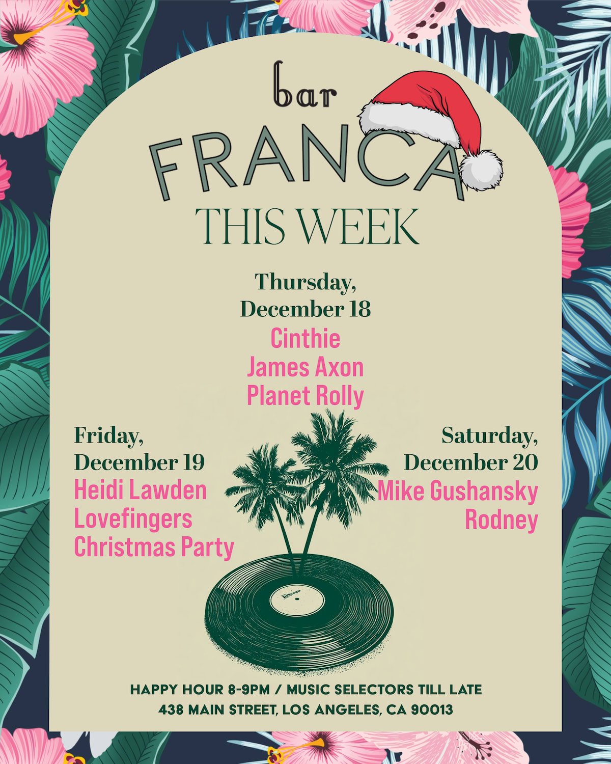 Bar Franca This Week: Cinthie (Surprise Set)