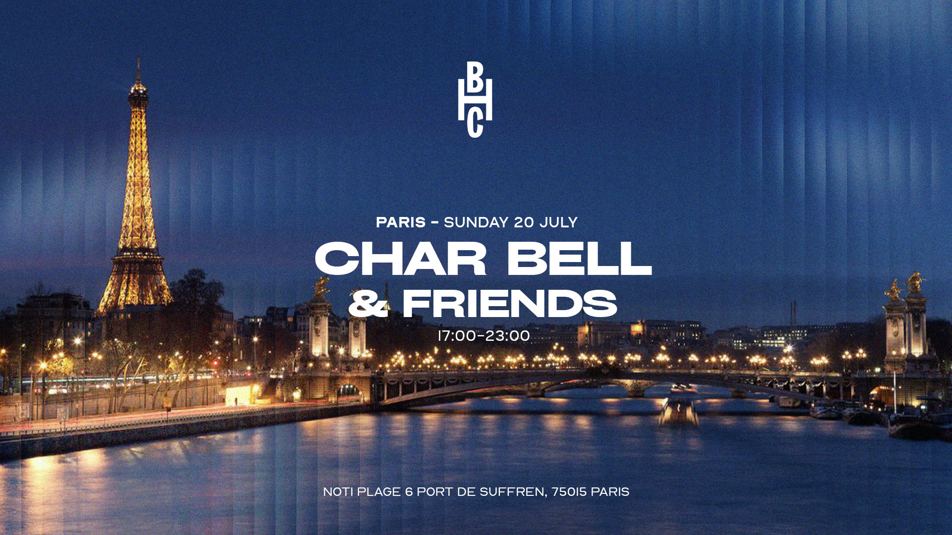 Char Bell & Friends: Eiffel Tower Sunset Vibes W/ Bhc