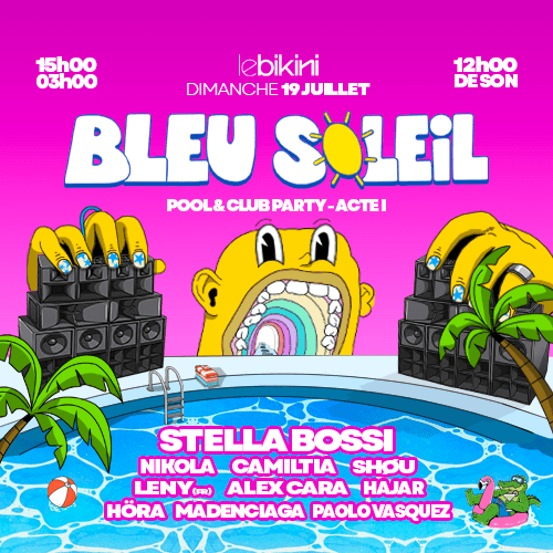 Bleu Soleil : Pool Party & Open Air Xxl: Stella Bossi & More