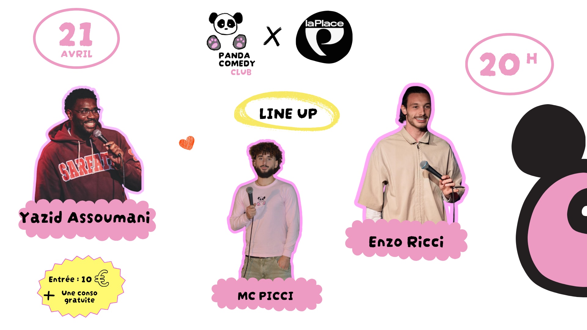 Panda Comedie Club X Laplace