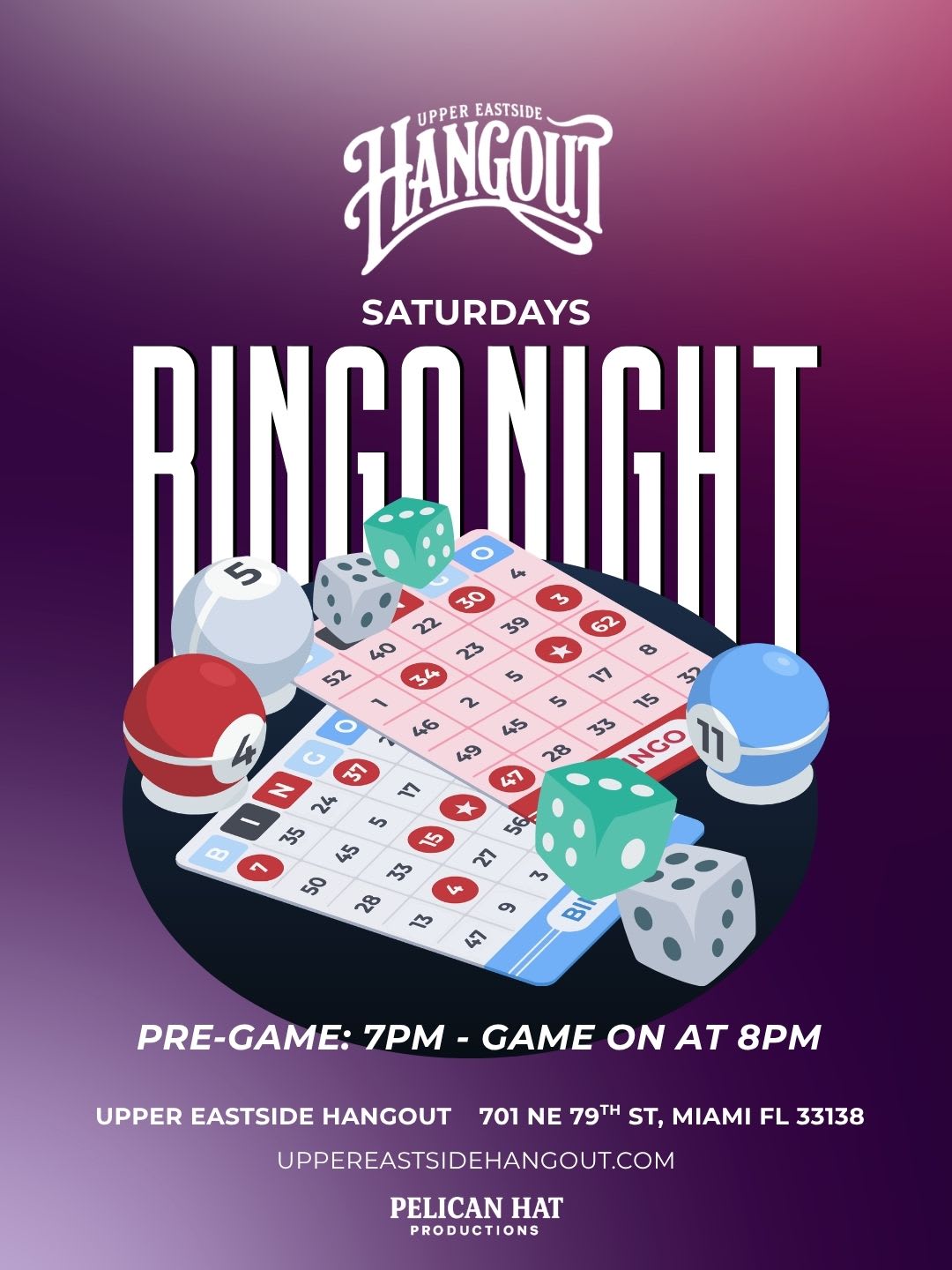 Bingo @ Upper Eastside Hangout