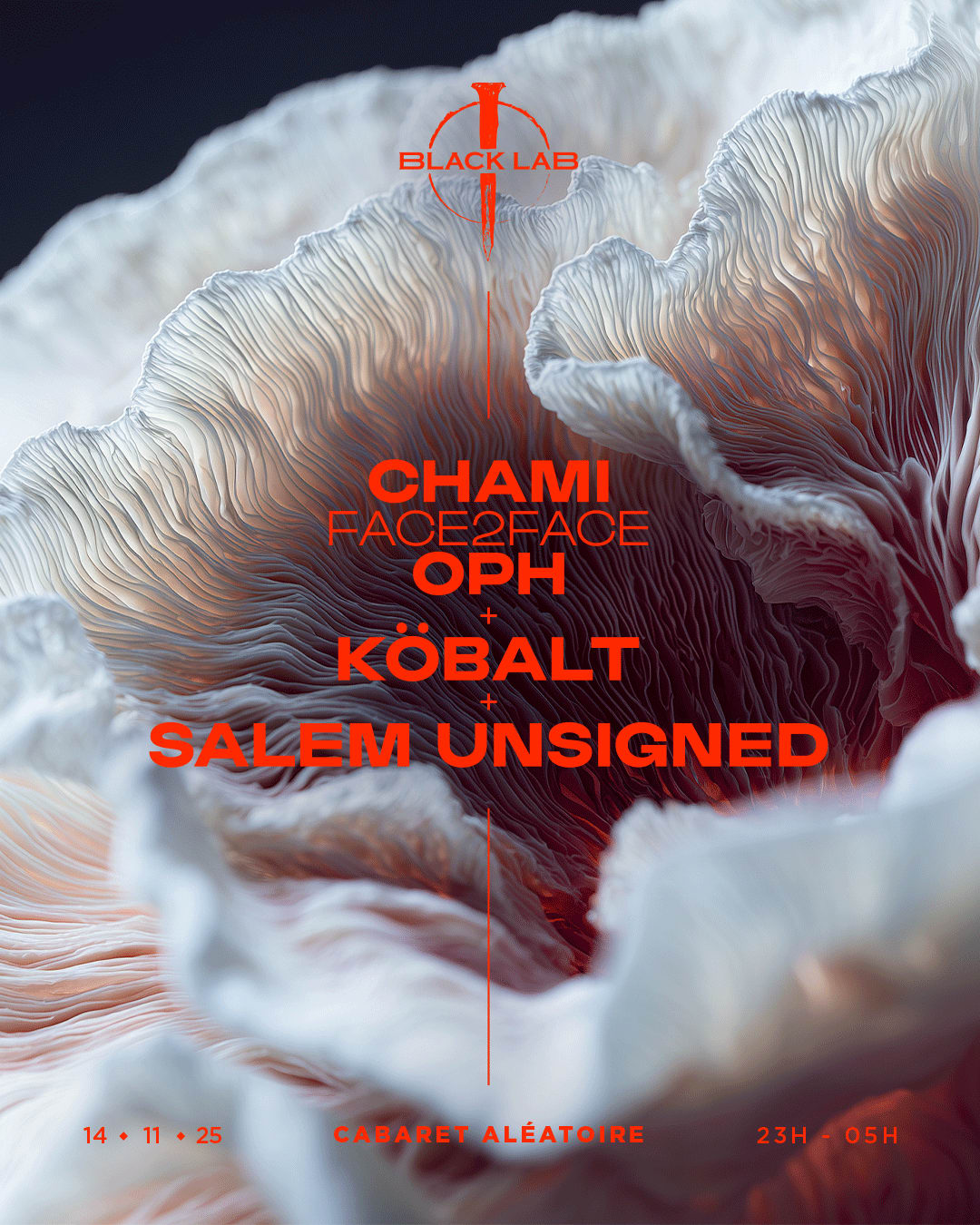 14/11 | Club Cabaret X Black Lab : Chami F2f Oph