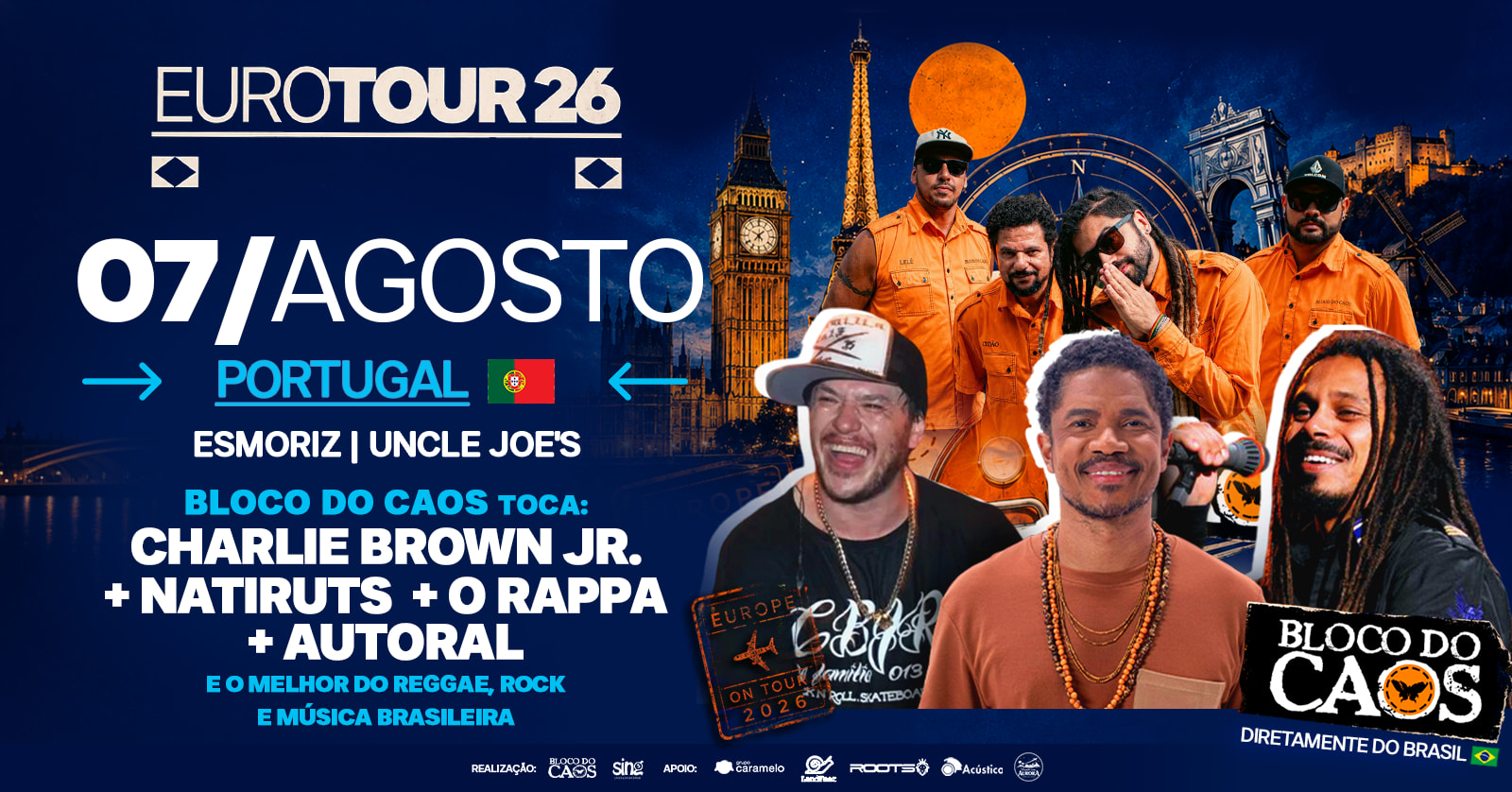 Festa Da Música Brasileira Com Bloco Do Caos 🇧🇷 Esmoriz