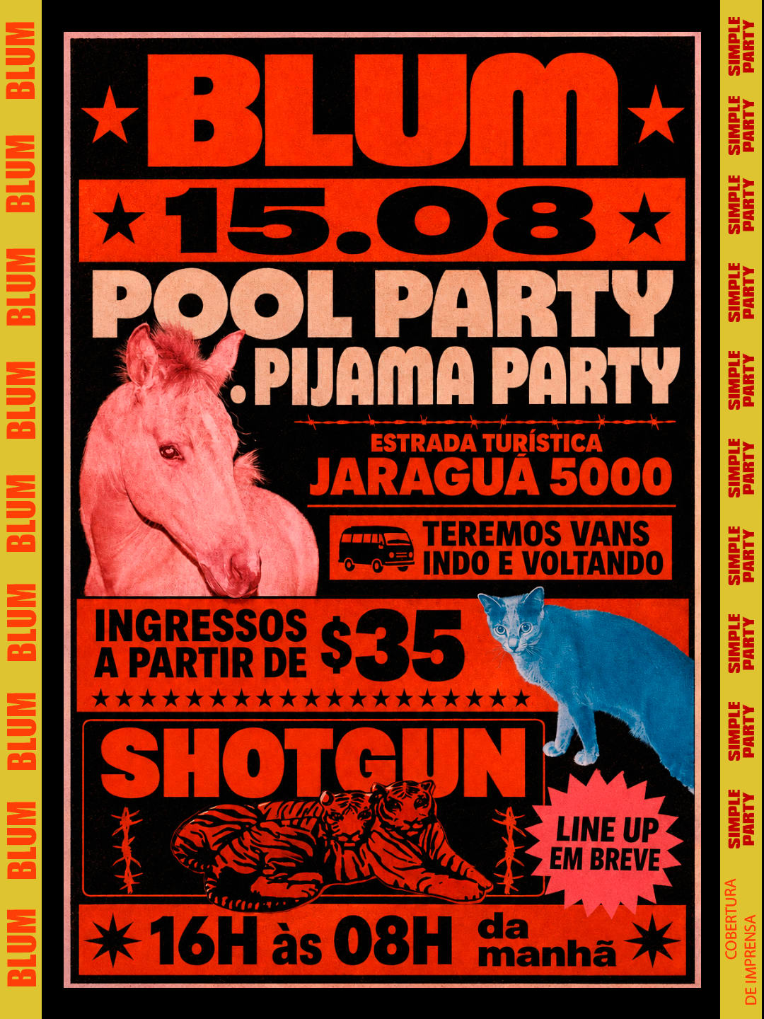 Blum! Pool Party .  Pijama Party 15.08