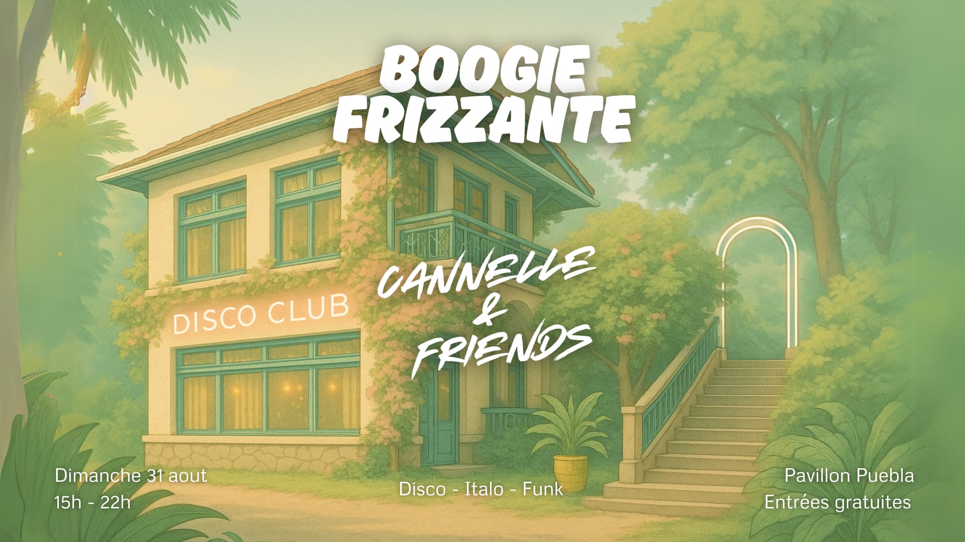 Disco, Italo Au Pavillon Puebla By Boogie Frizzante