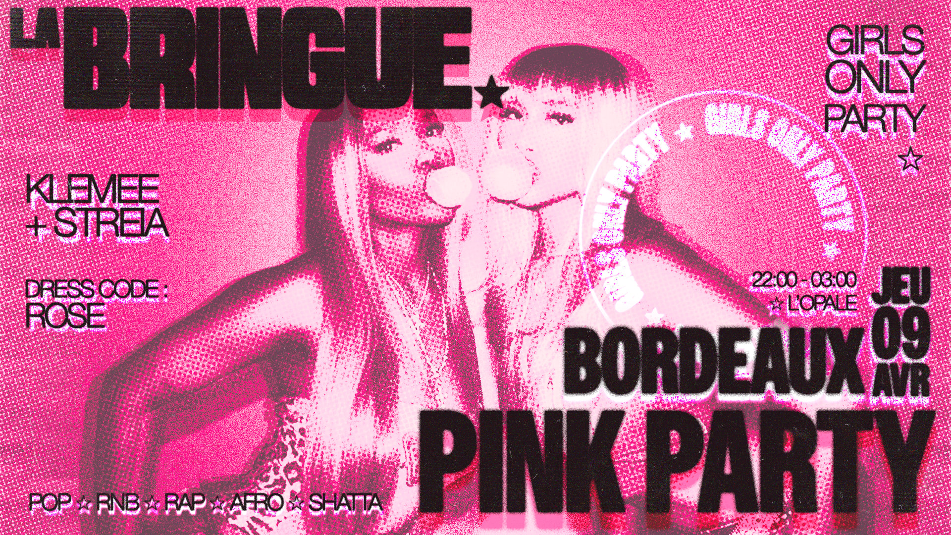 La Bringue - Pink Party - Bordeaux
